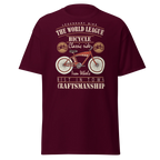 THE WORLD LEAGUE BICYCLE unisex t-shirt - - Bicycle t-shirts - Printoo Shop