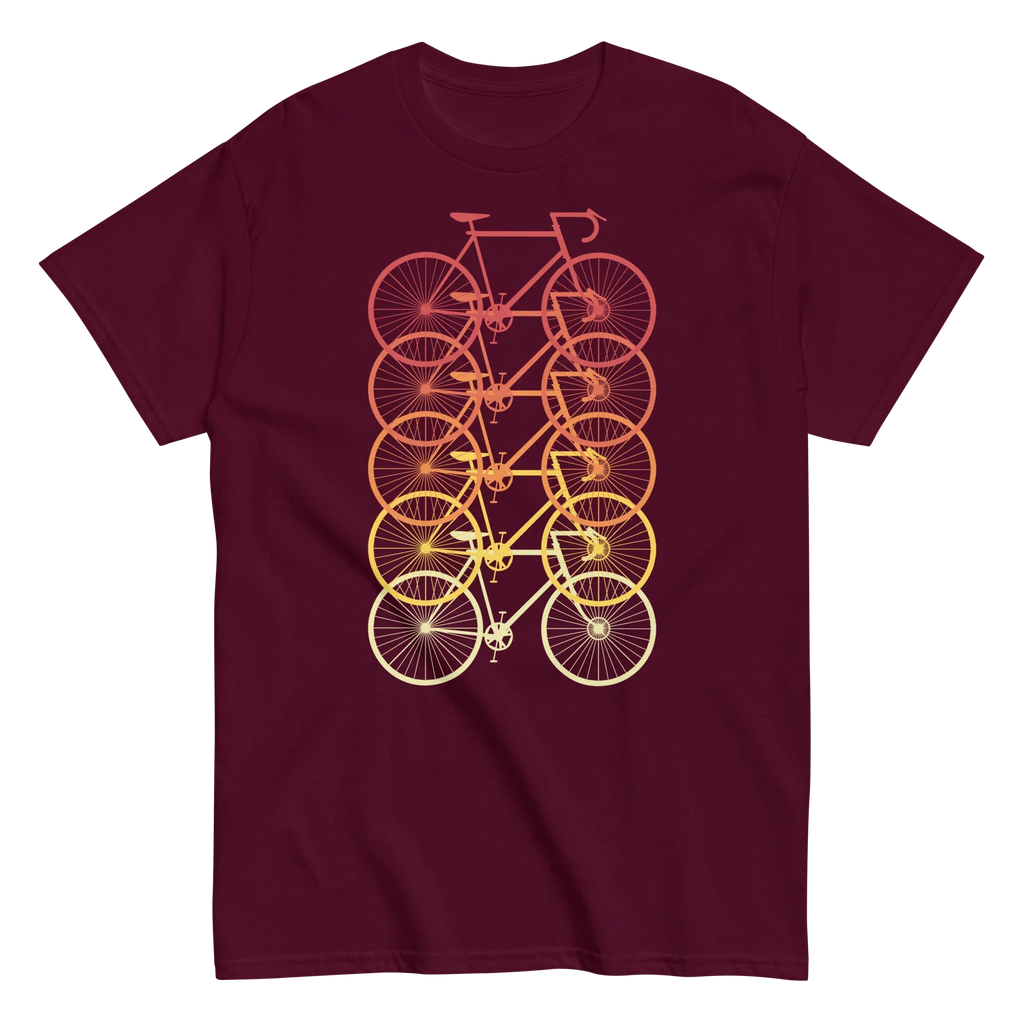 CYCLING IS COLORFUL unisex t-shirt - - Bicycle t-shirts - Printoo Shop