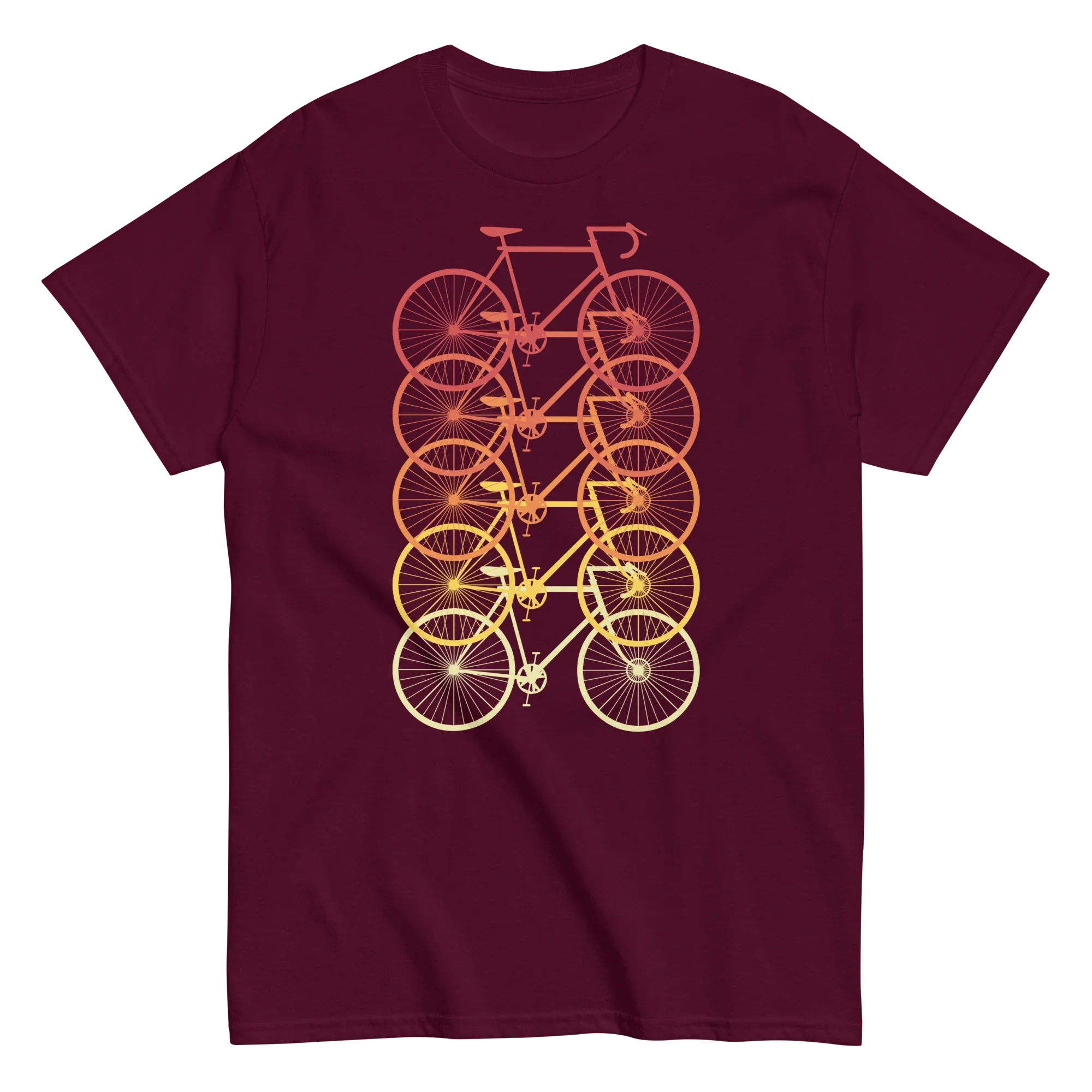 CYCLING IS COLORFUL unisex t-shirt - - Bicycle t-shirts - Printoo Shop