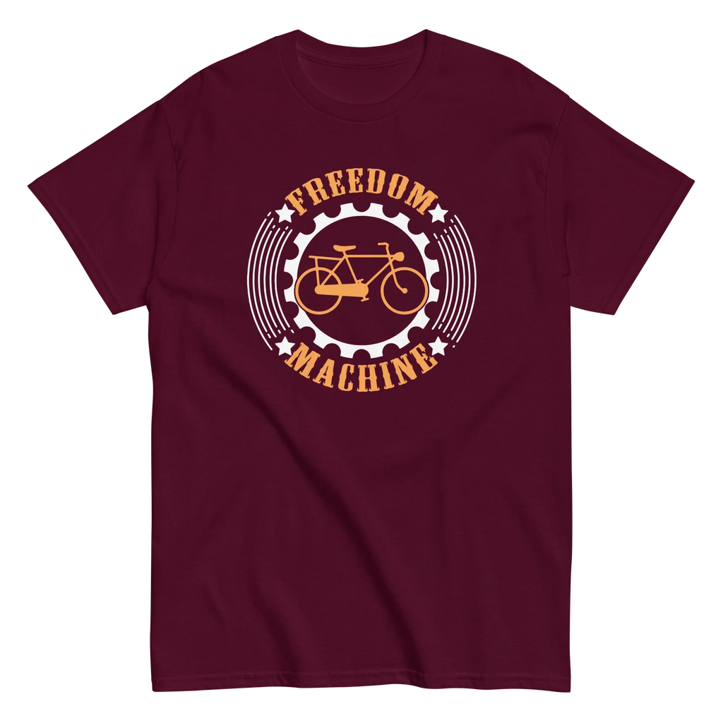 FREEDOM MACHINE unisex t-shirt - - Bicycle t-shirts - Printoo Shop