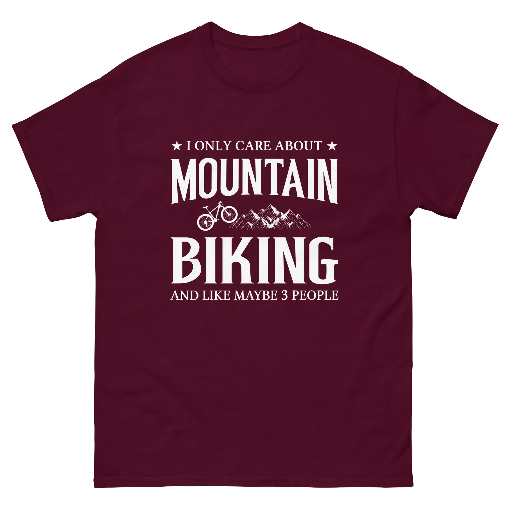 I ONLY CARE ABOUT MTB unisex t-shirt - Printoo Shop - - bicycle, t-shirt, unisex, Unisex Classic Tee | Gildan 5000