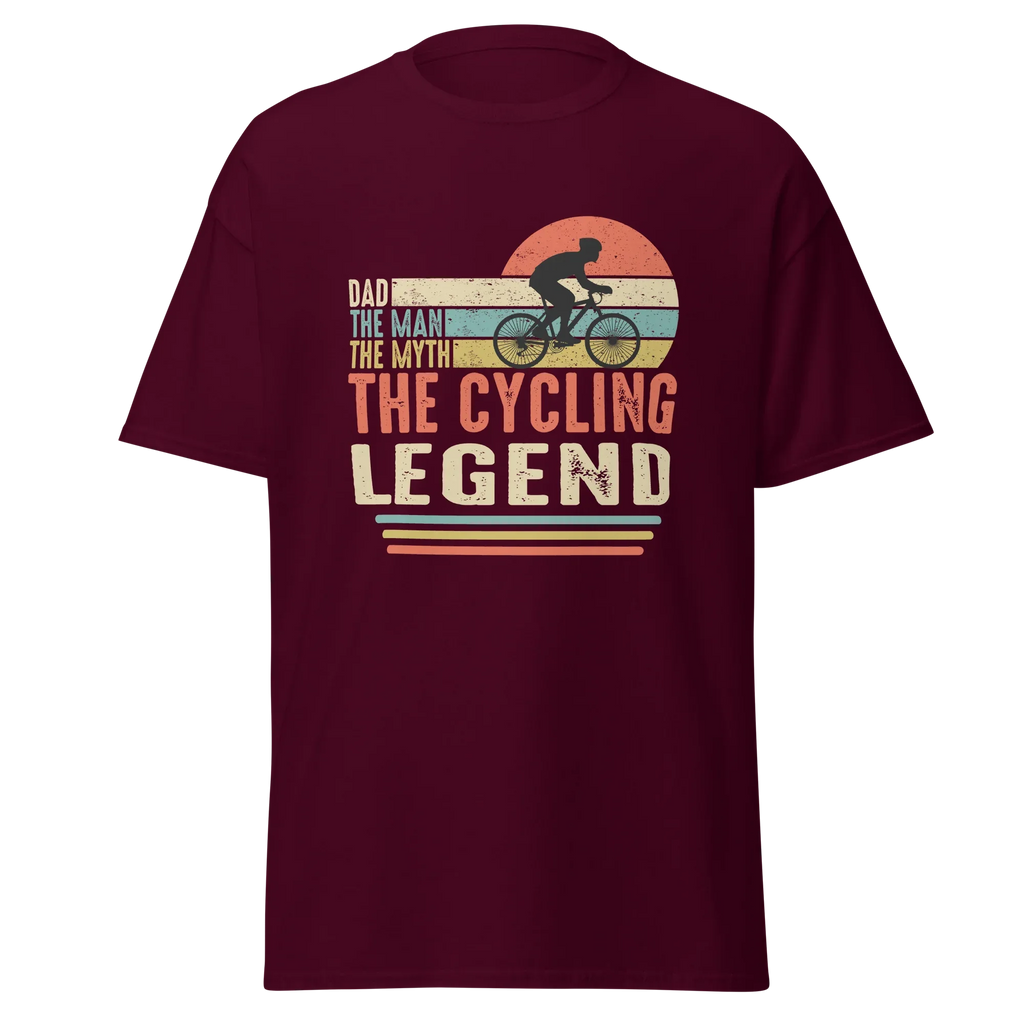THE CYCLING LEGEND unisex t-shirt - - Bicycle t-shirts - Printoo Shop