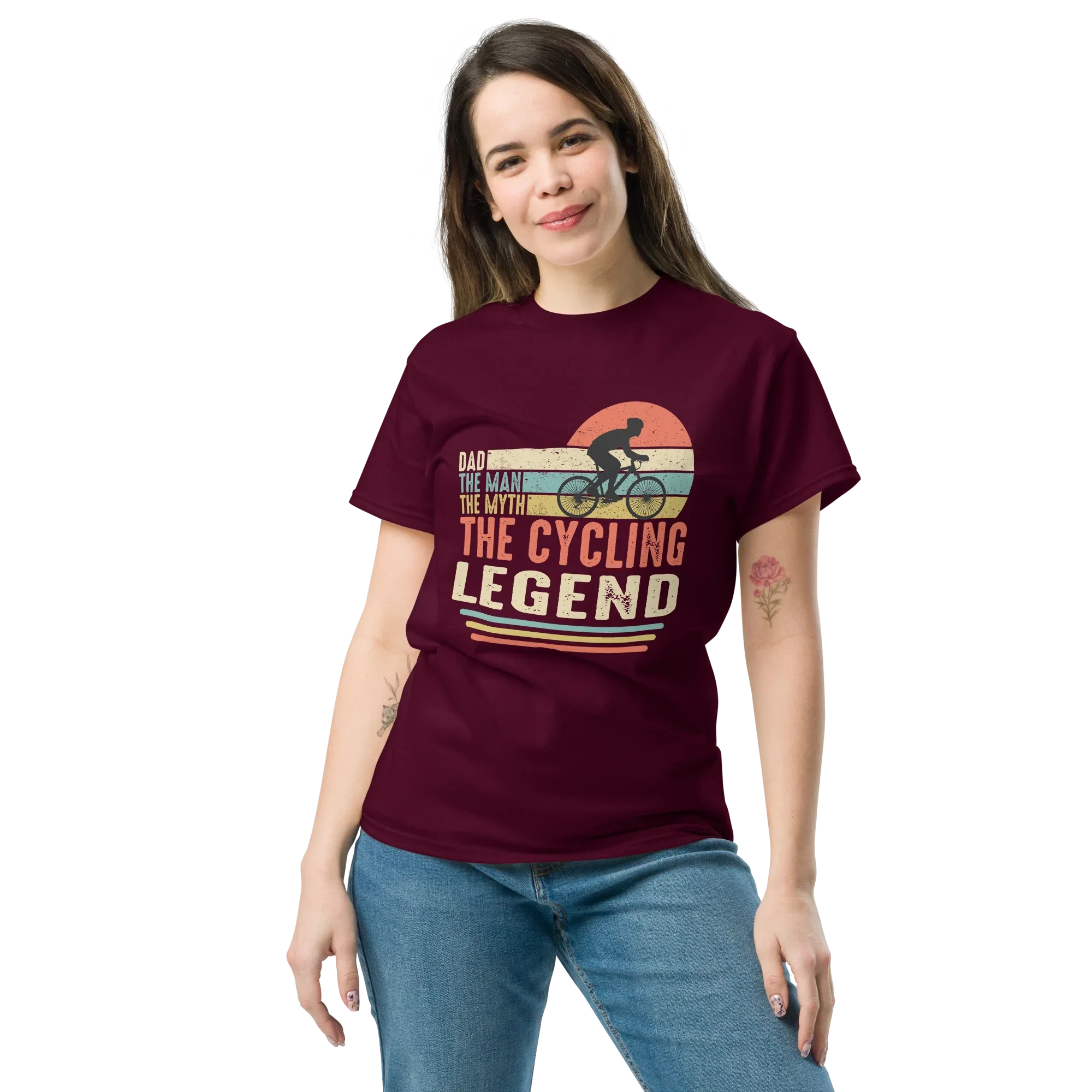 THE CYCLING LEGEND unisex t-shirt - Printoo Shop - - bicycle, t-shirt, unisex, Unisex Classic Tee | Gildan 5000