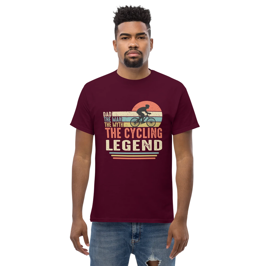 THE CYCLING LEGEND unisex t-shirt - - Bicycle t-shirts - Printoo Shop