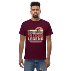 THE CYCLING LEGEND unisex t-shirt - - Bicycle t-shirts - Printoo Shop