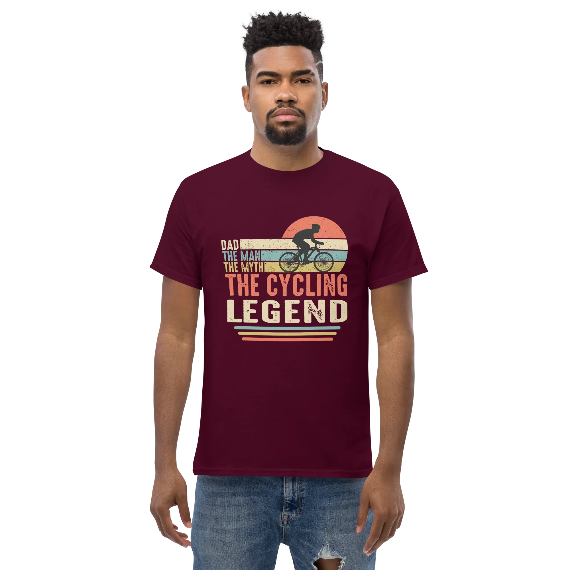 THE CYCLING LEGEND unisex t-shirt - Printoo Shop - - bicycle, t-shirt, unisex, Unisex Classic Tee | Gildan 5000