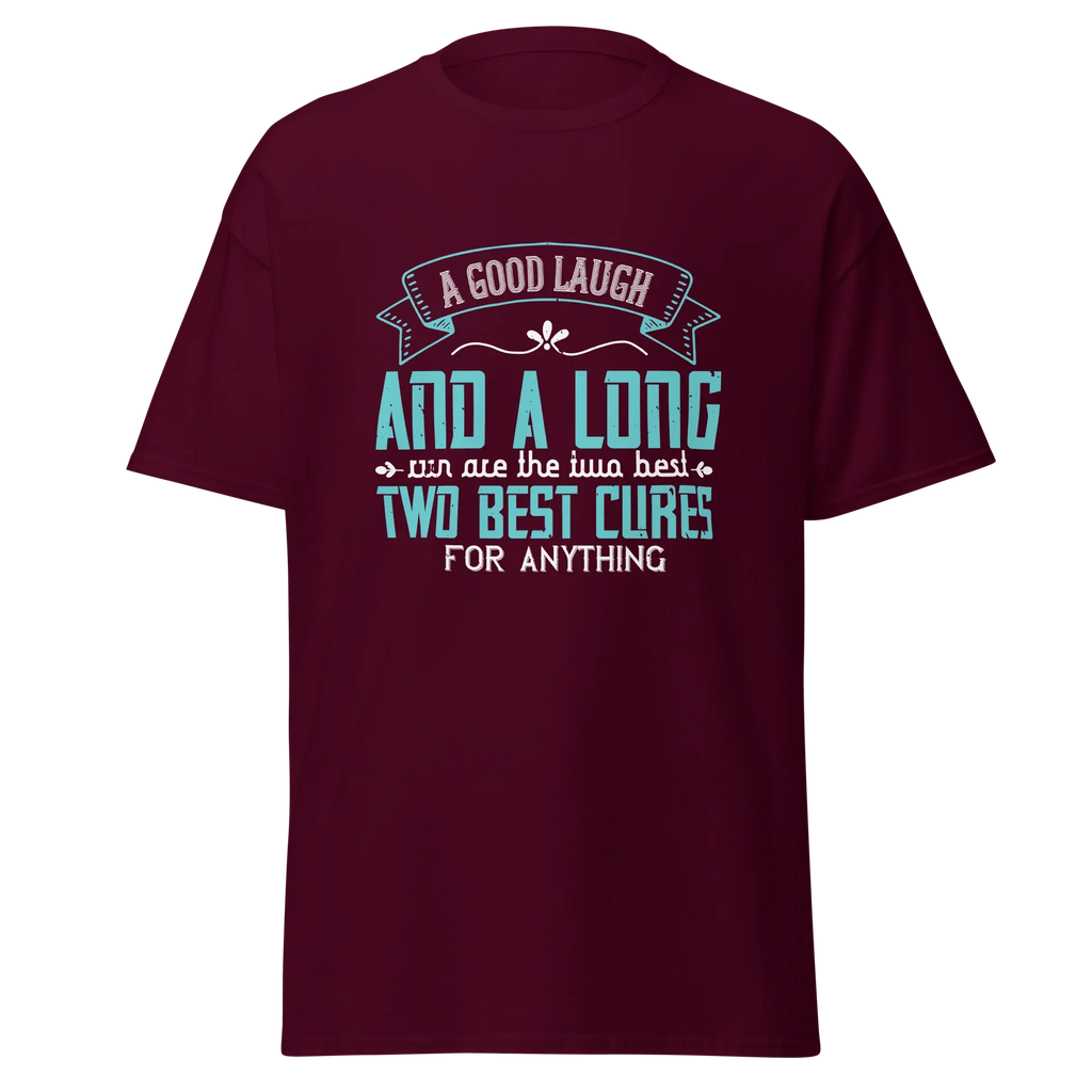 LAUGH & RUN unisex t-shirt - - Running - Printoo Shop