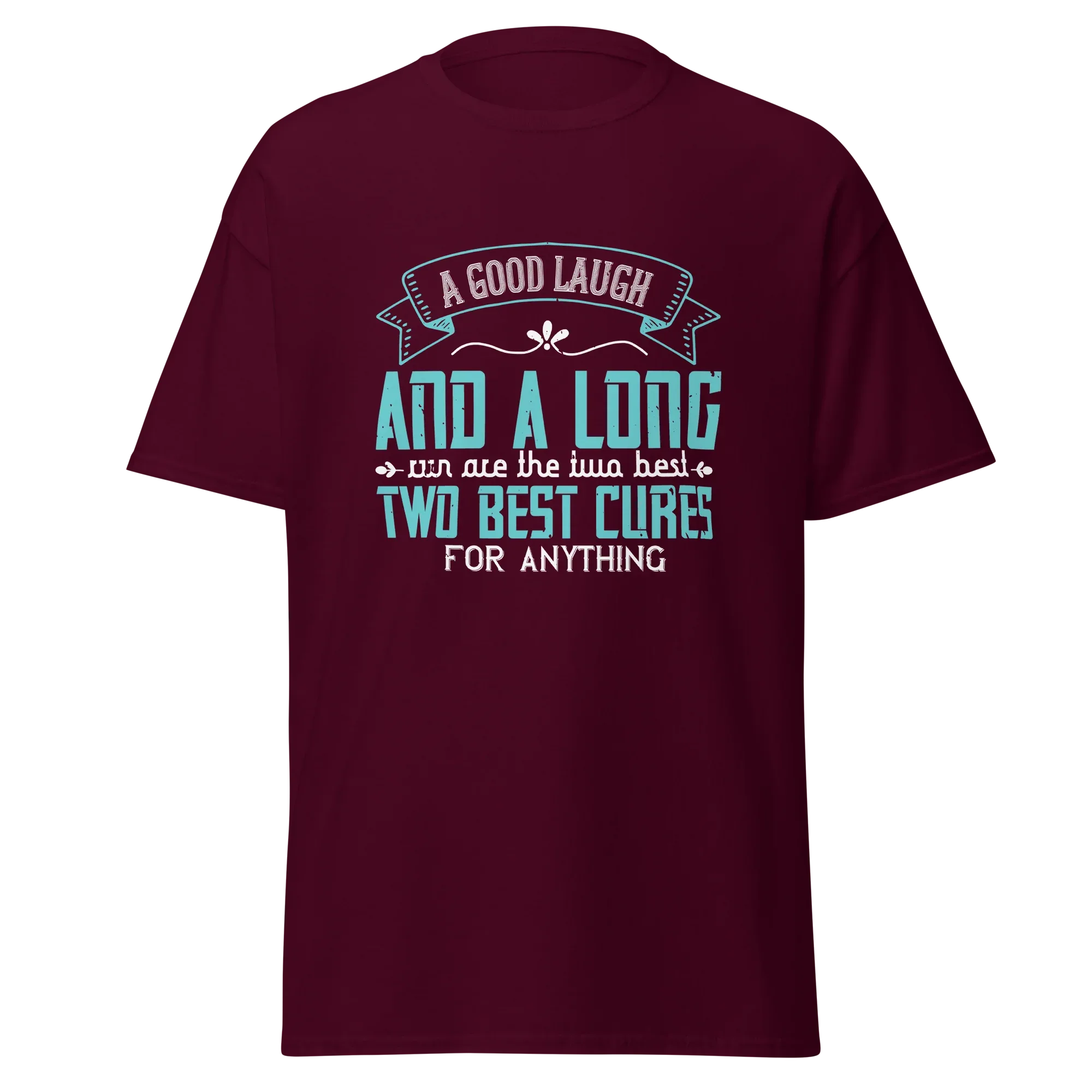 LAUGH & RUN unisex t-shirt - - Running - Printoo Shop