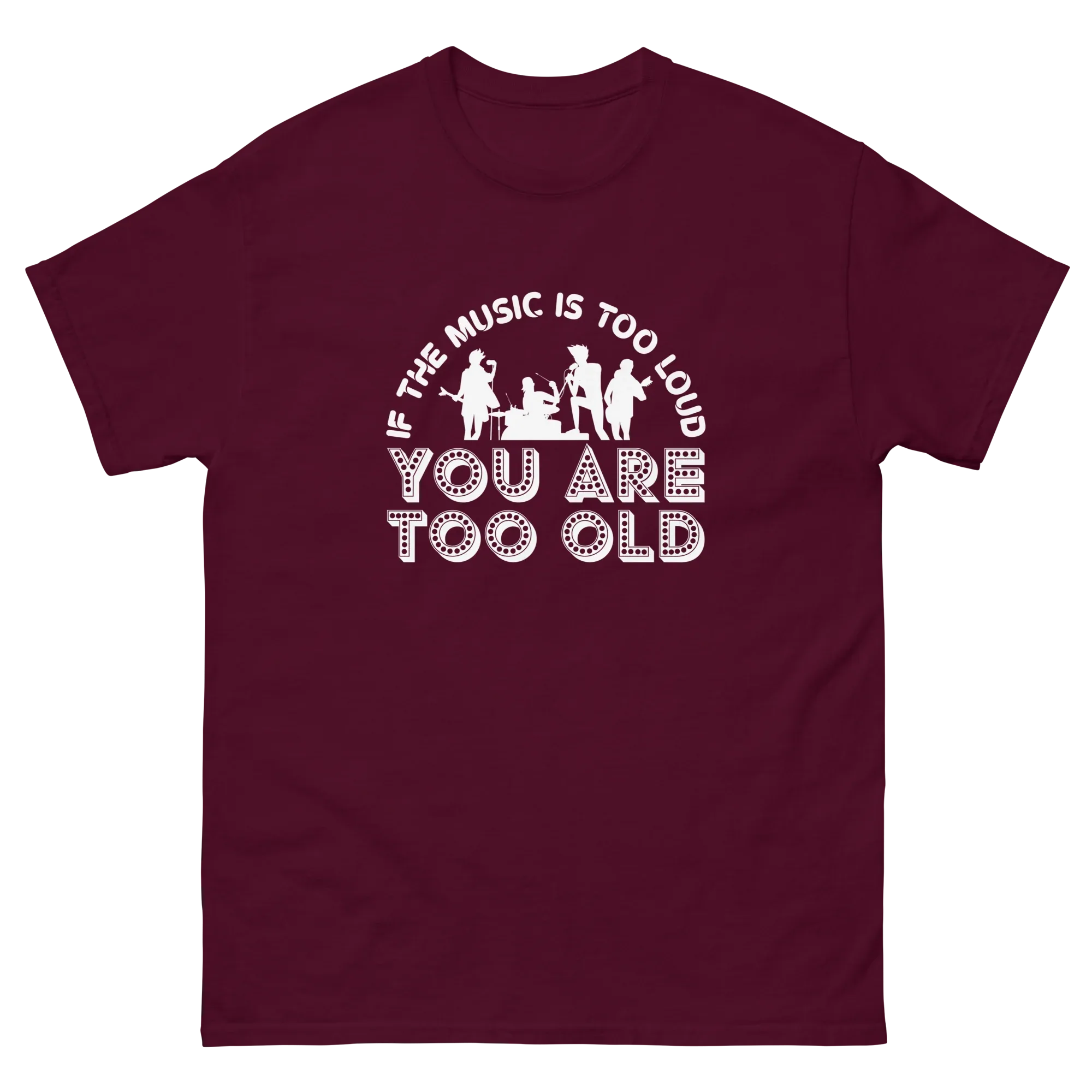 TOO LOUD MUSIC unisex t-shirt - Printoo Shop - - 053.png, metalmusic, Music t-shirt, t-shirt, unisex, Unisex Classic Tee | Gildan 5000