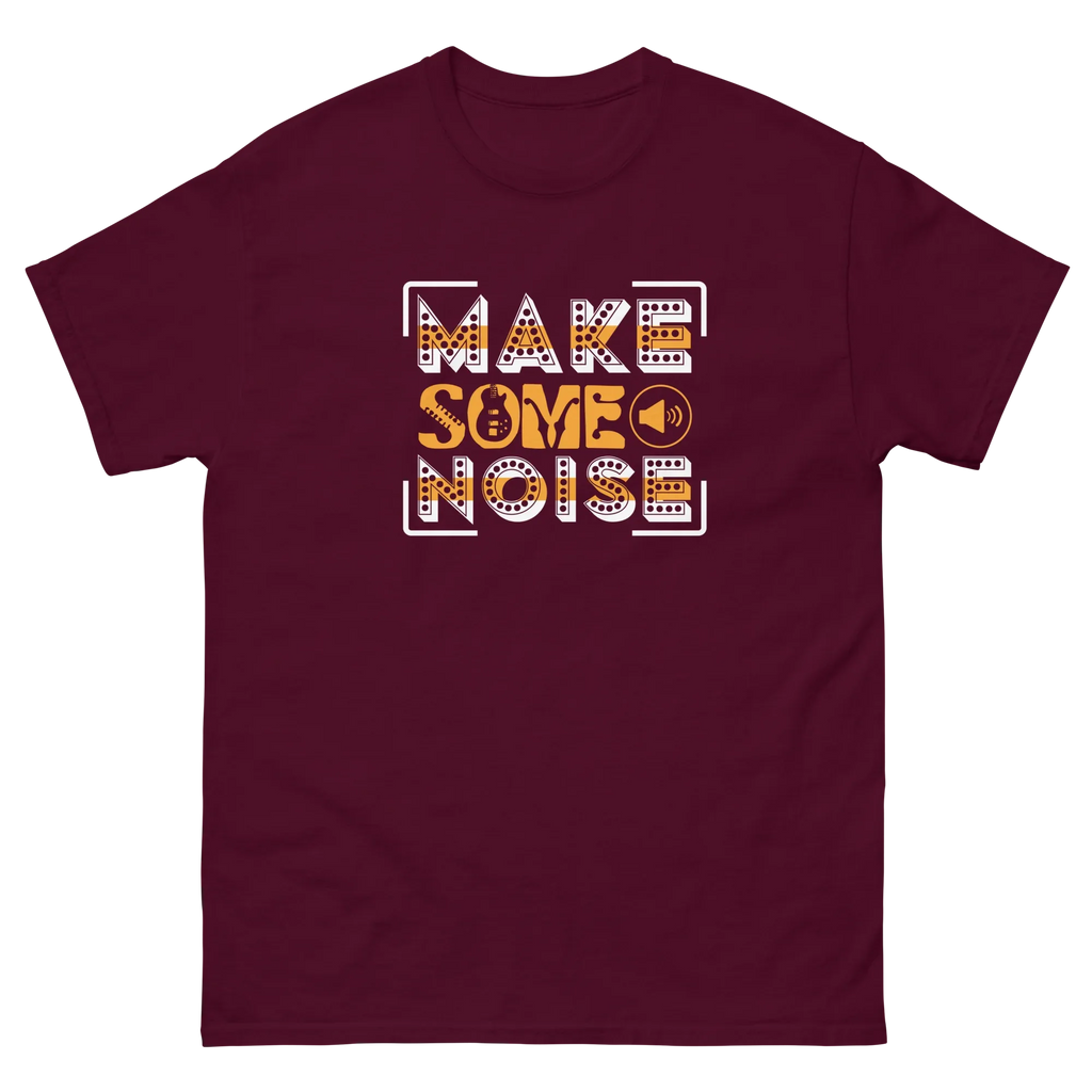 MAKE SOME NOISE unisex t-shirt - - Music t-shirts - Printoo Shop
