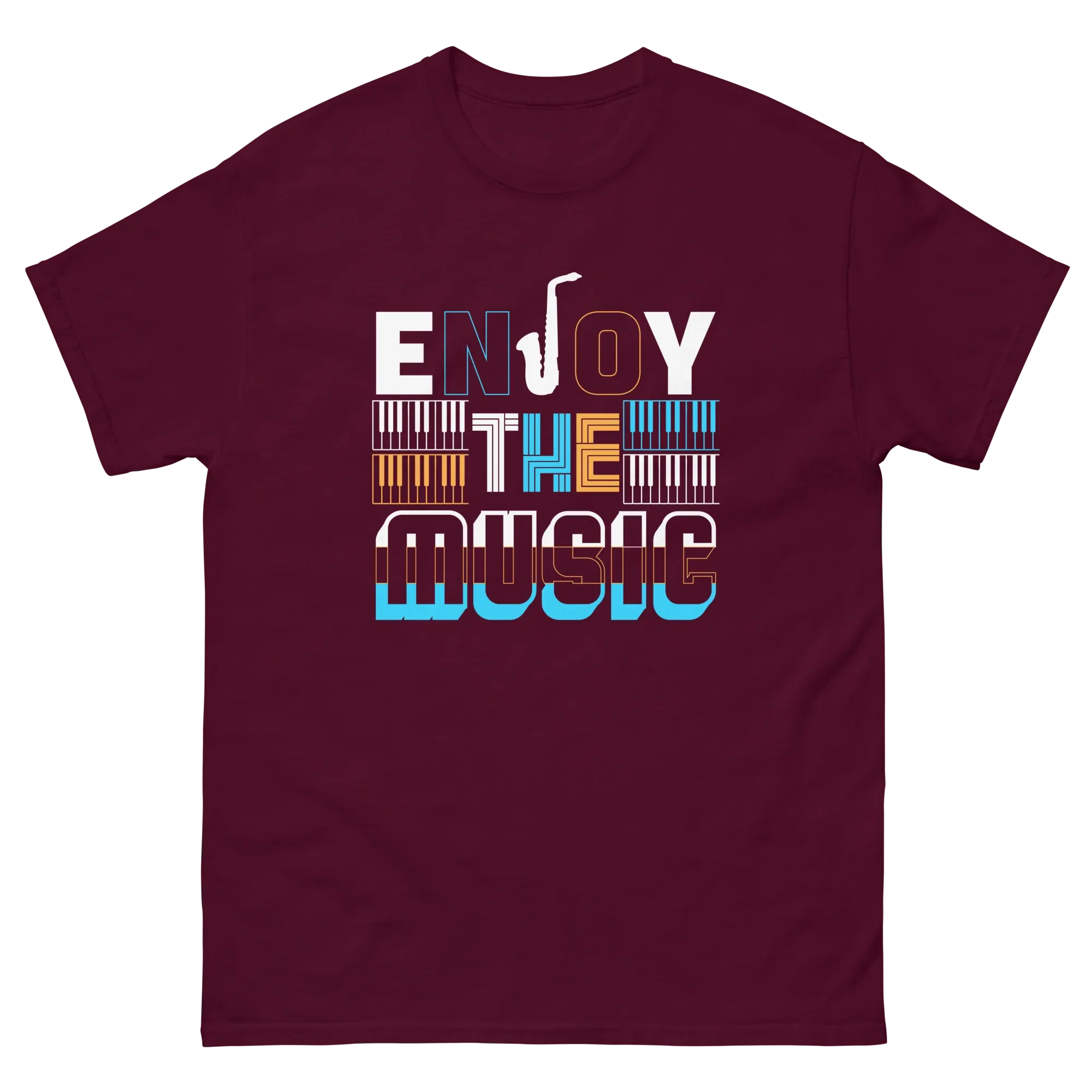 ENJOY THE MUSIC unisex t-shirt - - Music t-shirts - Printoo Shop