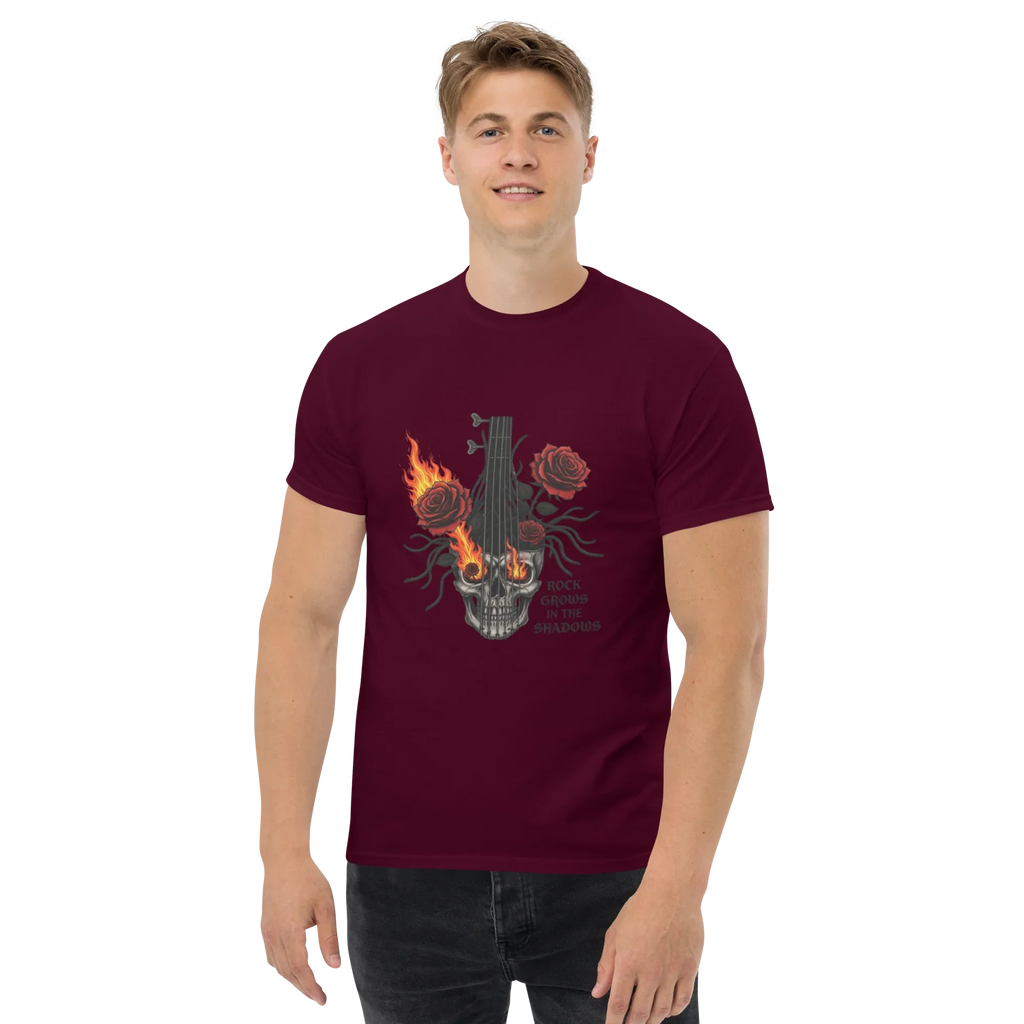ROCK GROWS IN THE SHADOWS unisex t-shirt - - - Printoo Shop