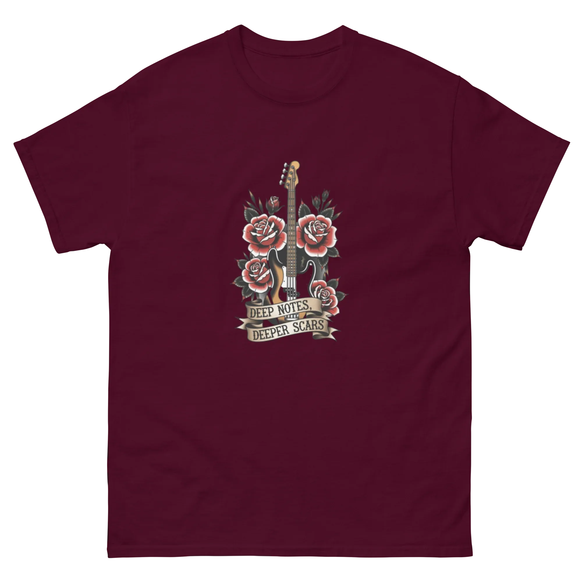 DEEP NOTES DEEPER SCARS unisex t-shirt - - - Printoo Shop