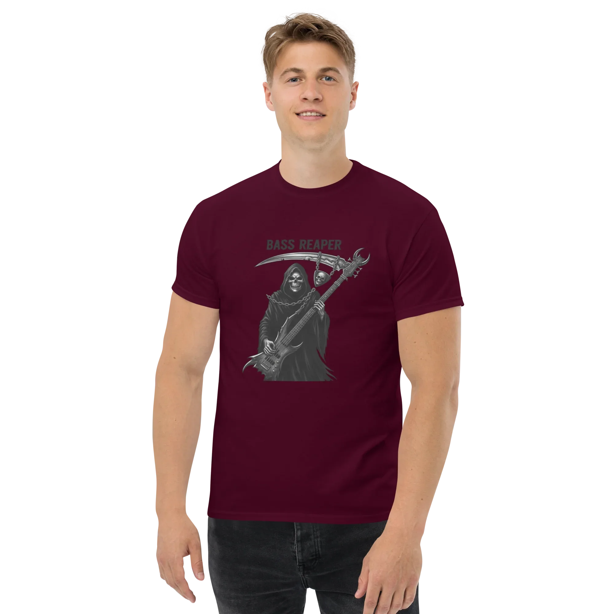 BASS REAPER unisex t-shirt - Printoo Shop - - metalmusic, Music t-shirt, t-shirt, unisex, Unisex Classic Tee | Gildan 5000