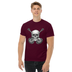 SKULL ROCK CROSS unisex t-shirt - - - Printoo Shop
