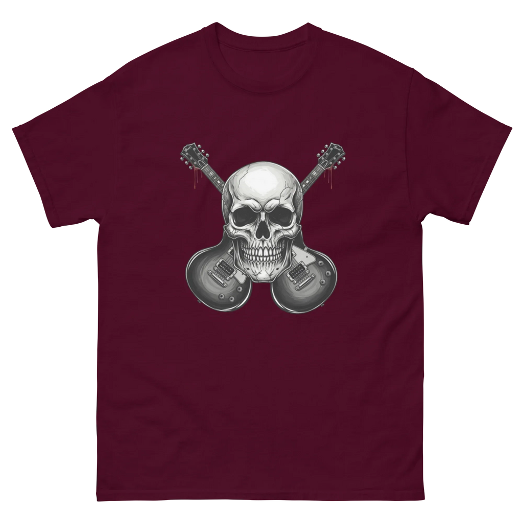SKULL ROCK CROSS unisex t-shirt - - - Printoo Shop