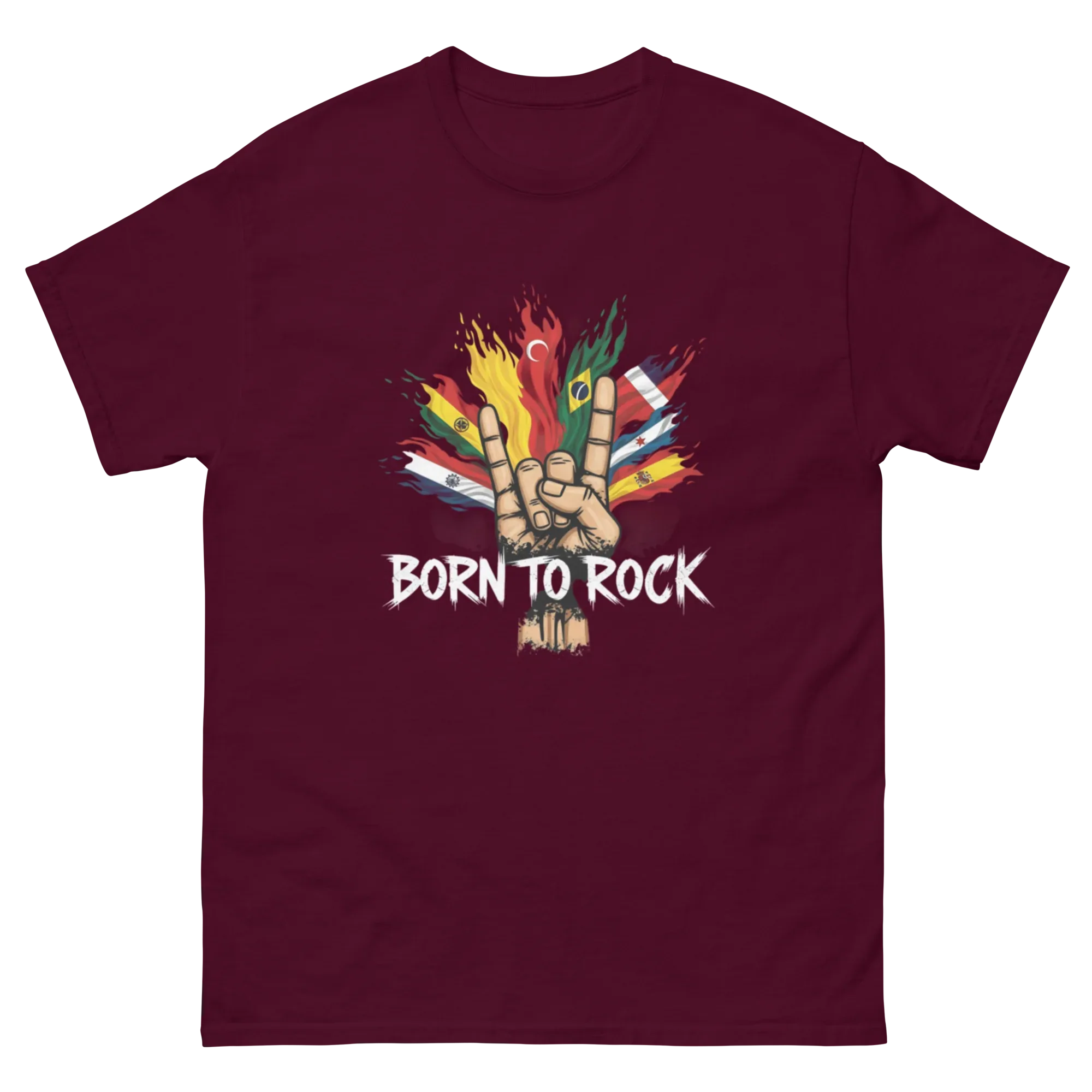 BORN TO ROCK unisex t-shirt - - - Printoo Shop