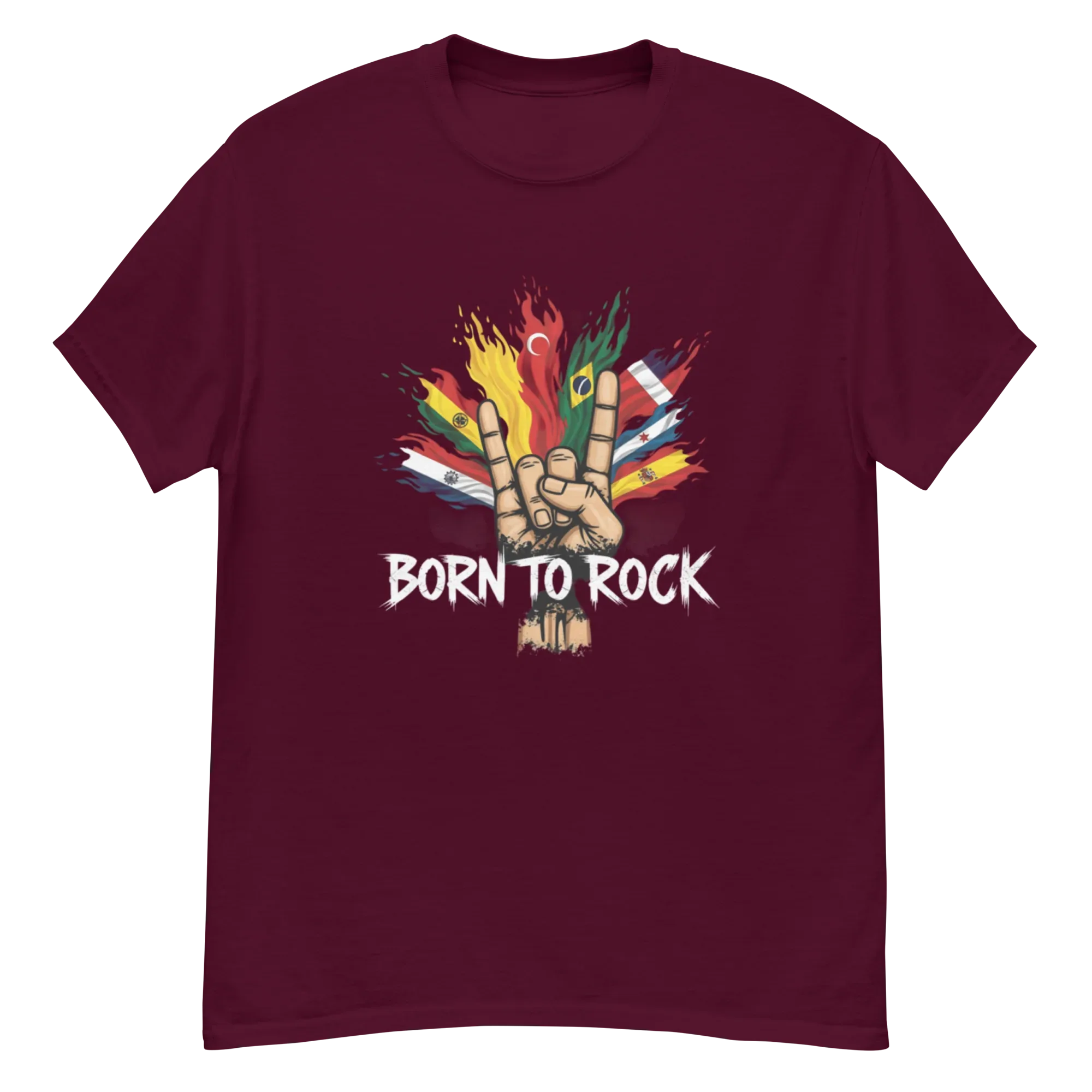 BORN TO ROCK unisex t-shirt - - - Printoo Shop