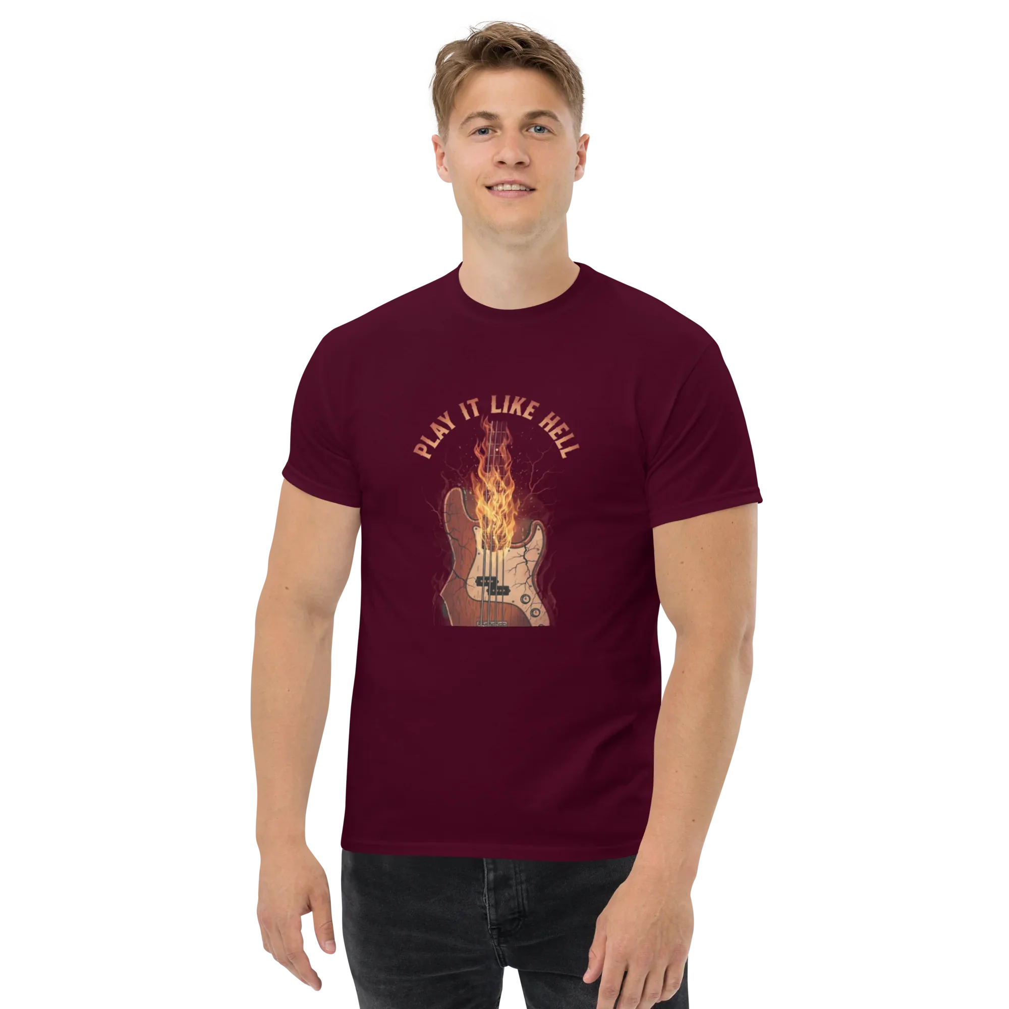 PLAY IT LIKE HELL unisex t-shirt - - - Printoo Shop