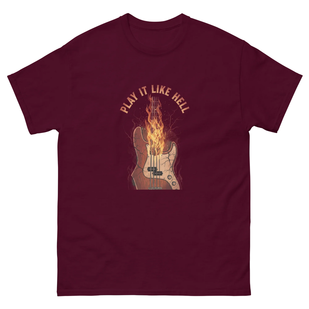 PLAY IT LIKE HELL unisex t-shirt - - - Printoo Shop