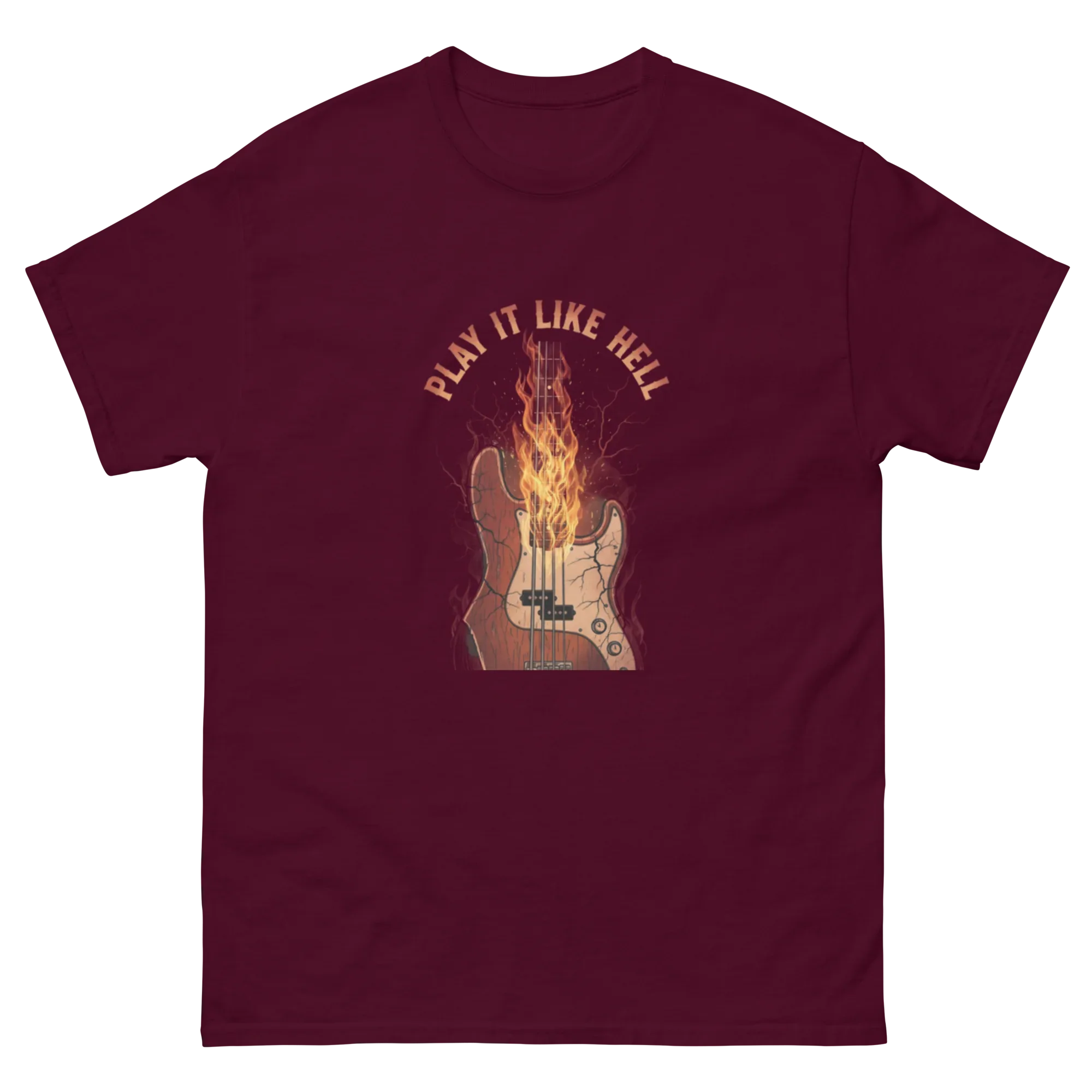 PLAY IT LIKE HELL unisex t-shirt - - - Printoo Shop