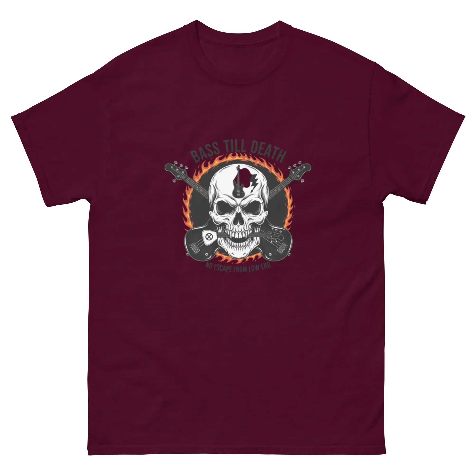 BASS TILL DEATH unisex t-shirt - Printoo Shop - - metalmusic, Music t-shirt, t-shirt, unisex, Unisex Classic Tee | Gildan 5000