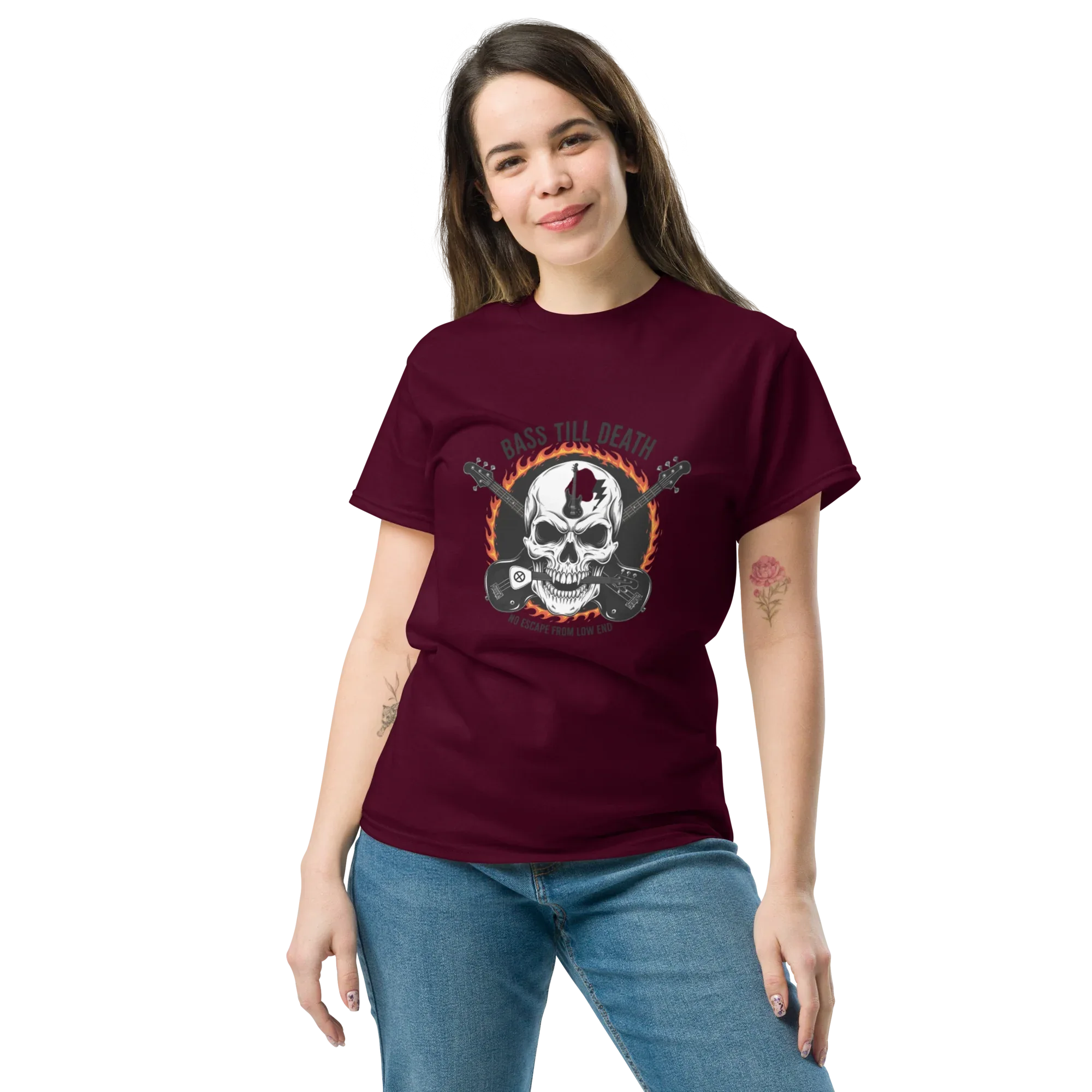 BASS TILL DEATH unisex t-shirt - Printoo Shop - - metalmusic, Music t-shirt, t-shirt, unisex, Unisex Classic Tee | Gildan 5000