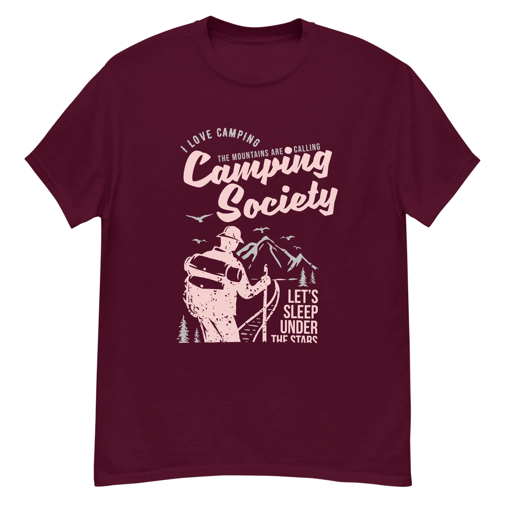 CAMPING SOCIETY unisex t-shirt - - - Printoo Shop