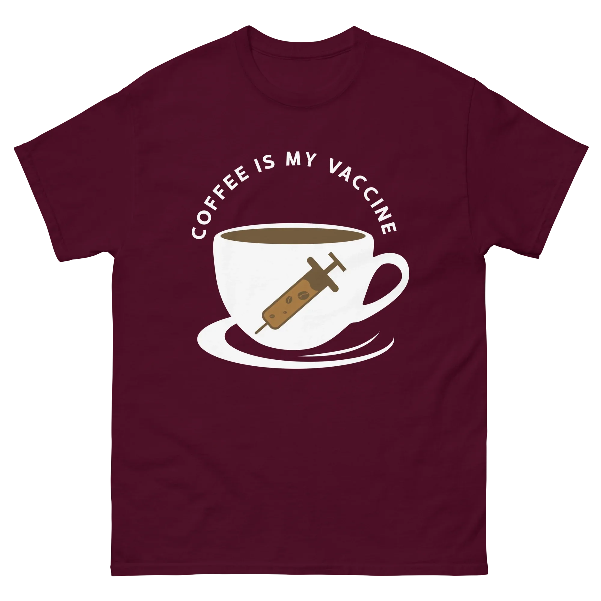 COFFEE IS THE BEST MORNING MOTIVATION unisex t-shirt - Printoo Shop - - t-shirt, unisex, Unisex Classic Tee | Gildan 5000