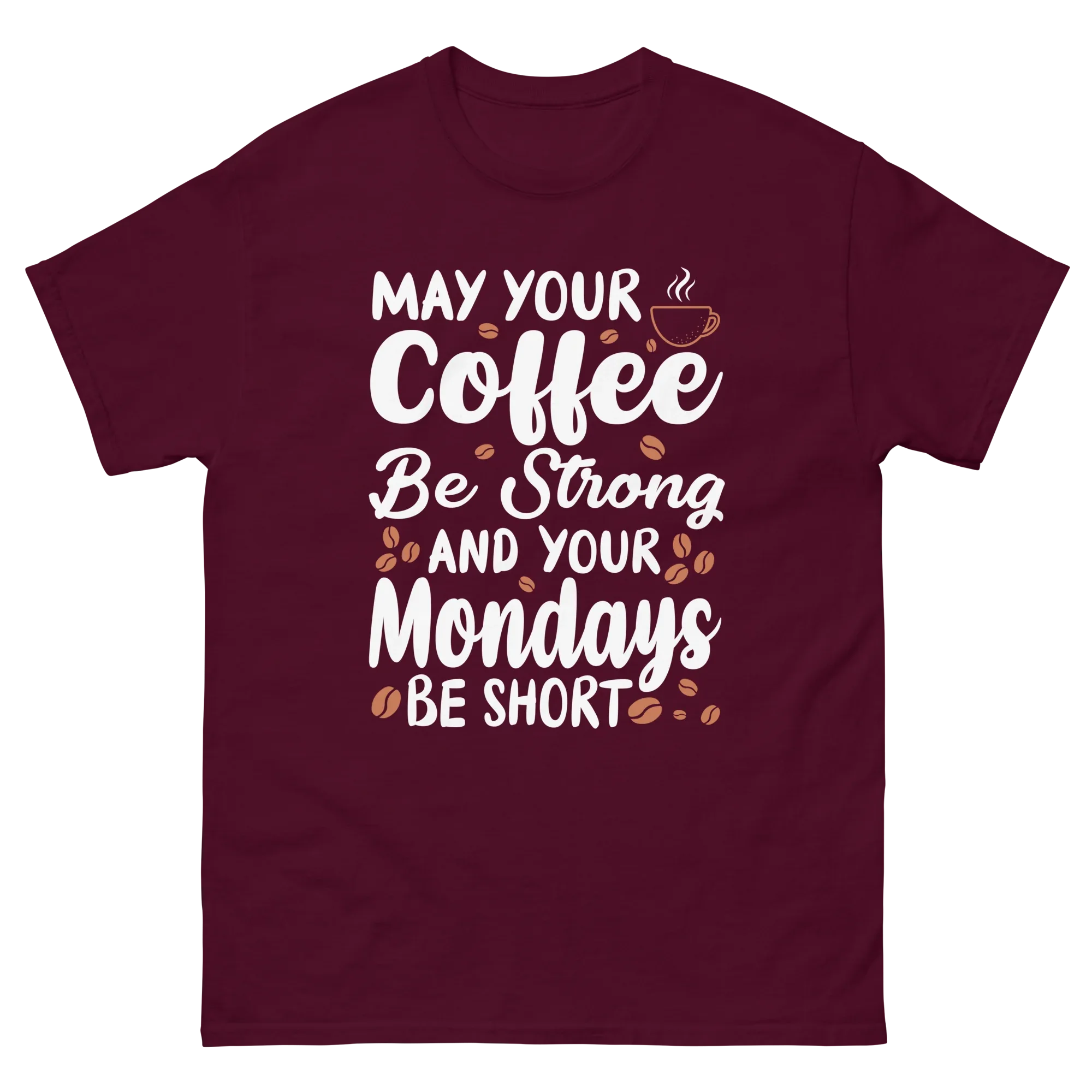 STRONG COFFEE SHORT MONDAY unisex t-shirt - Printoo Shop - - t-shirt, unisex, Unisex Classic Tee | Gildan 5000