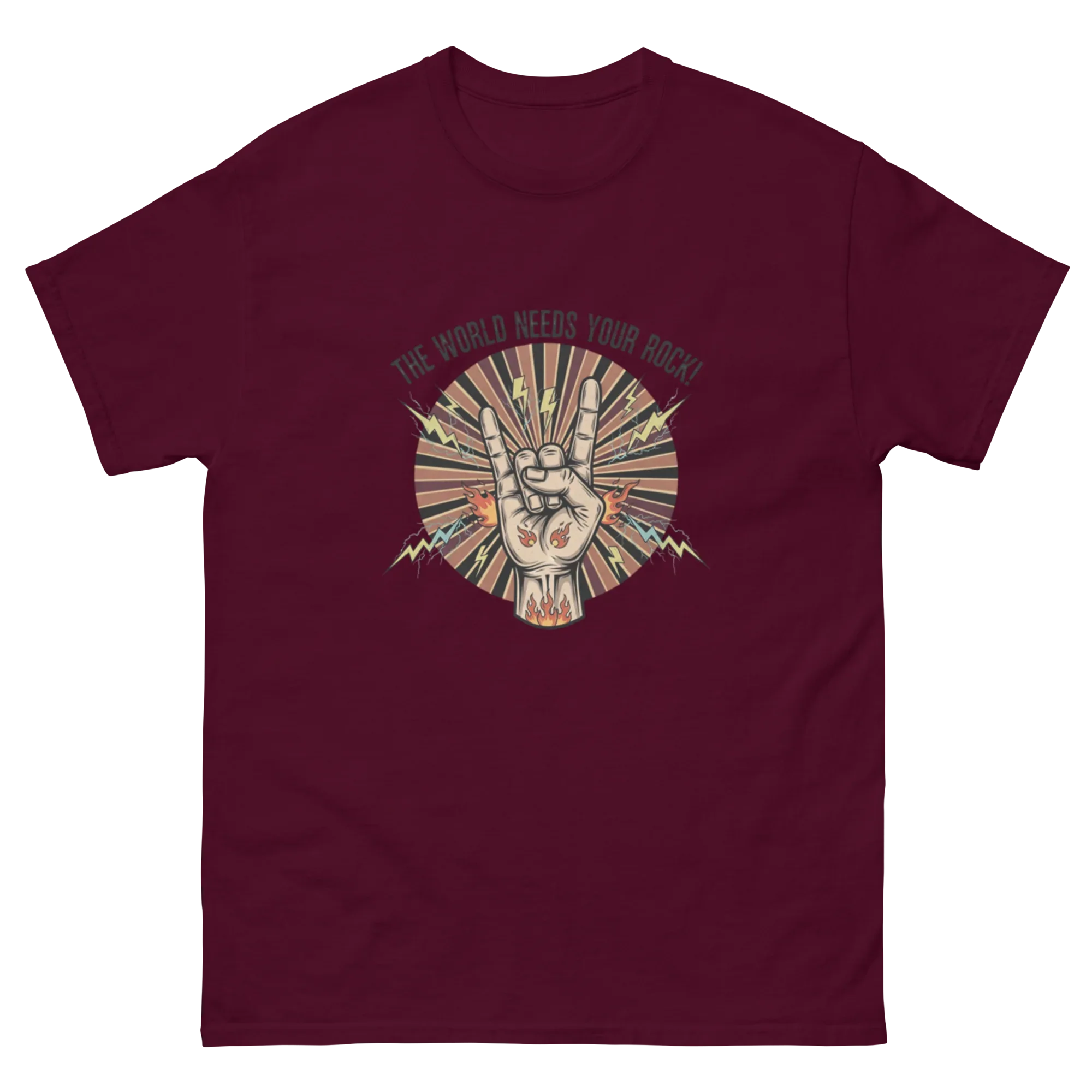 ROCK SUNSET unisex t-shirt - Printoo Shop - - metalmusic, Music t-shirt, t-shirt, unisex, Unisex Classic Tee | Gildan 5000