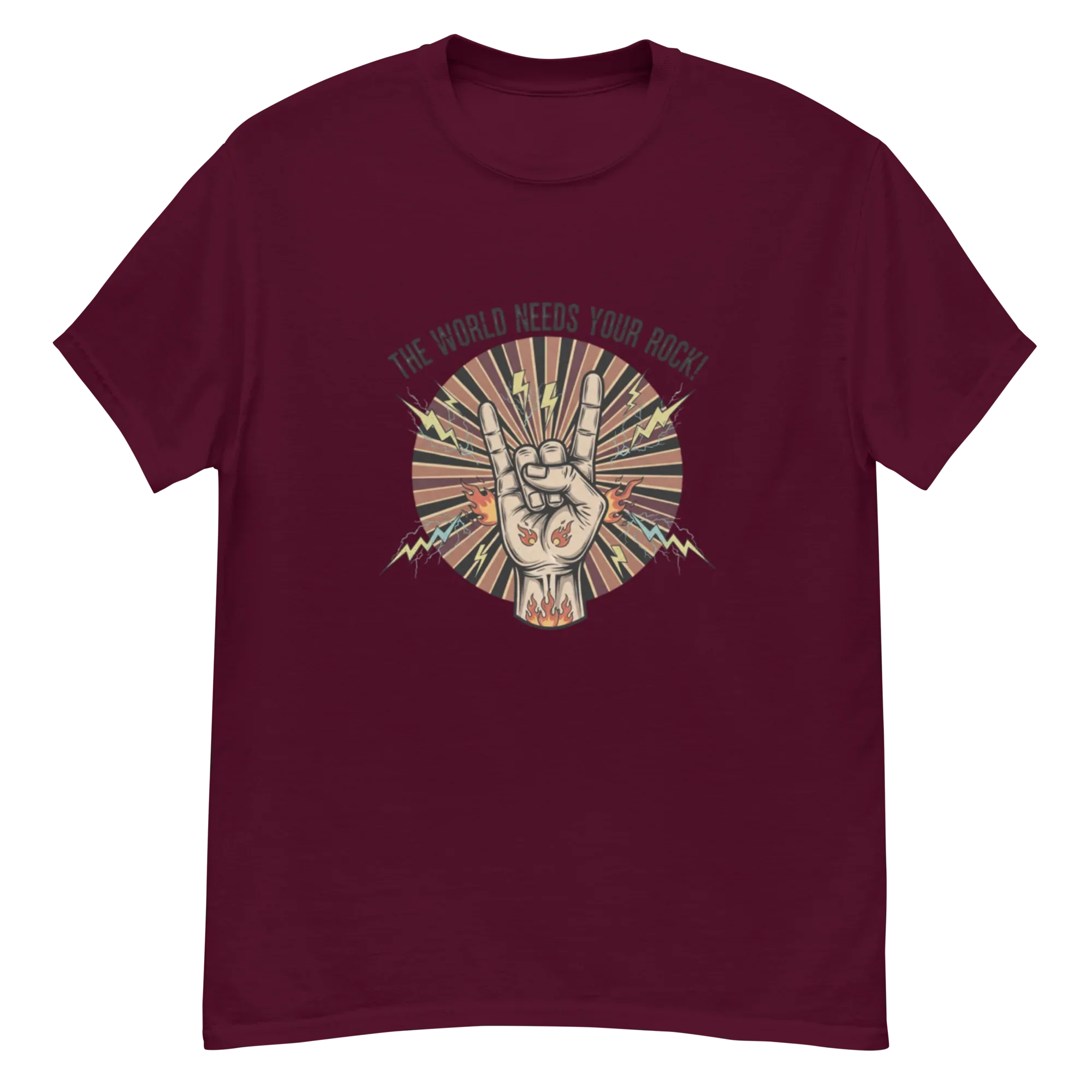 ROCK SUNSET unisex t-shirt - Printoo Shop - - metalmusic, Music t-shirt, t-shirt, unisex, Unisex Classic Tee | Gildan 5000