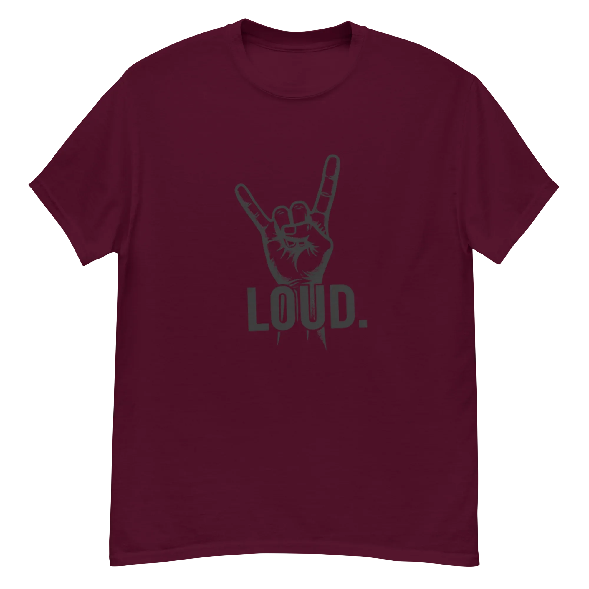 LOUD ROCK HAND unisex t-shirt - Printoo Shop - - metalmusic, Music t-shirt, t-shirt, unisex, Unisex Classic Tee | Gildan 5000