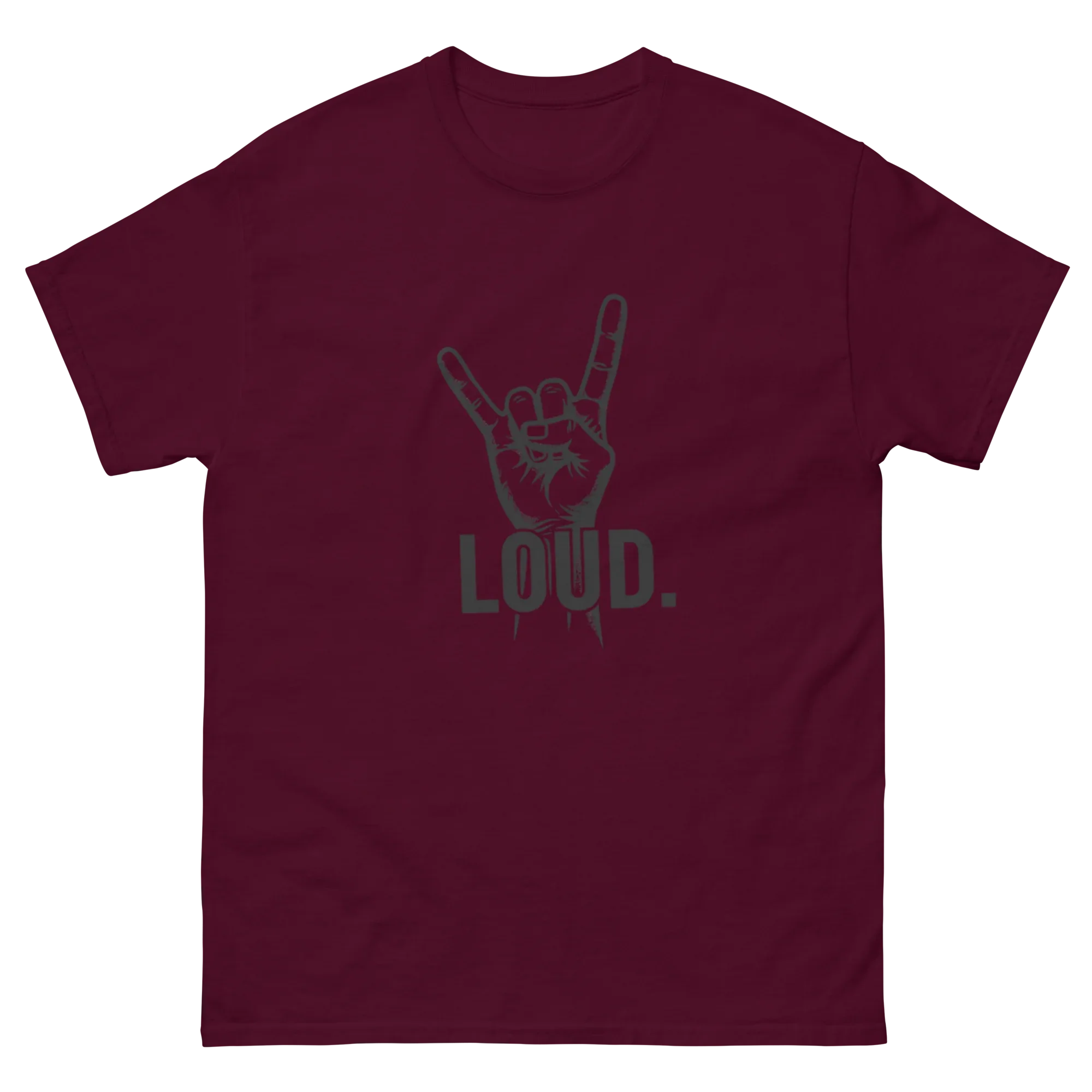 LOUD ROCK HAND unisex t-shirt - Printoo Shop - - metalmusic, Music t-shirt, t-shirt, unisex, Unisex Classic Tee | Gildan 5000