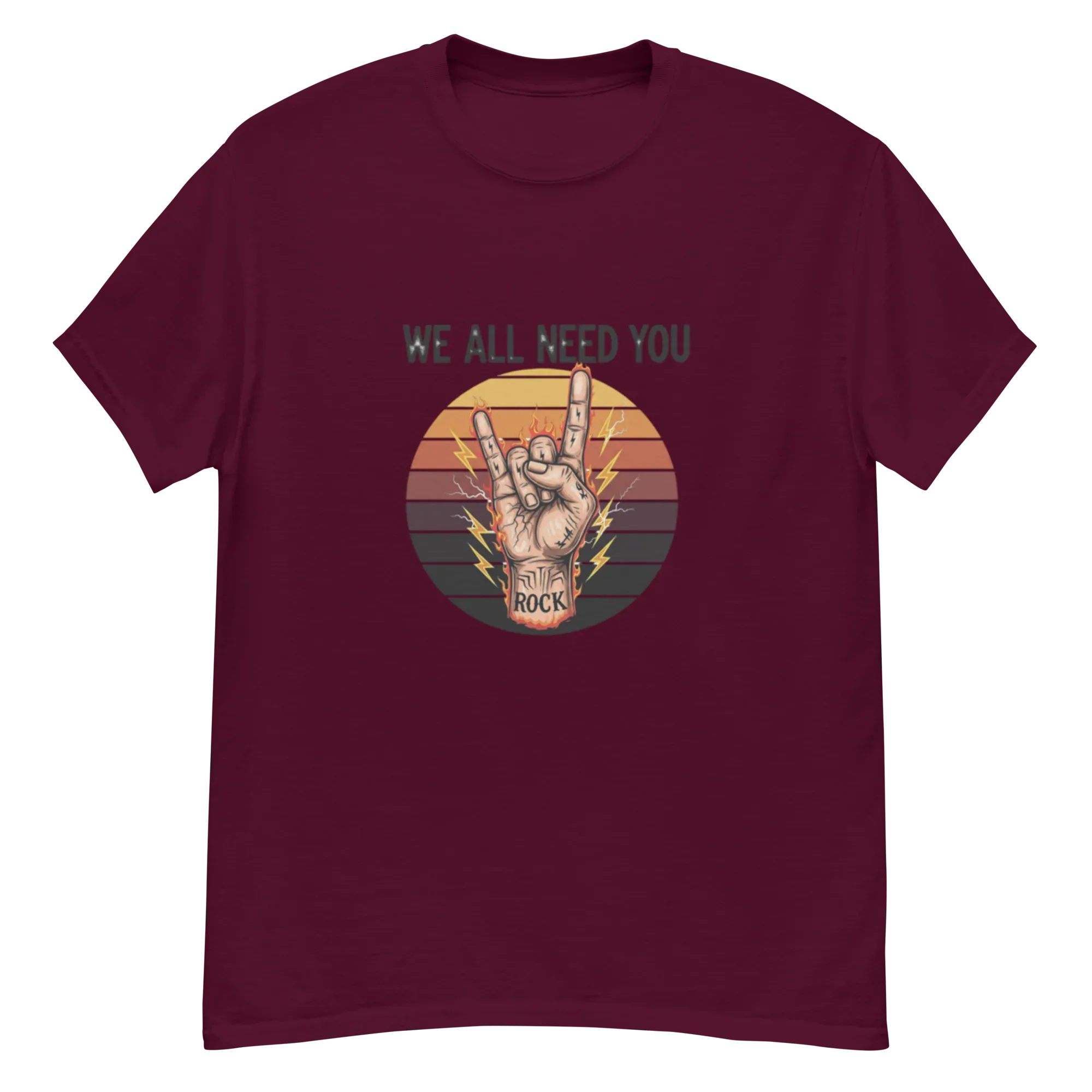 WE ALL NEED YOU unisex t-shirt - Printoo Shop - - metalmusic, Music t-shirt, t-shirt, unisex, Unisex Classic Tee | Gildan 5000