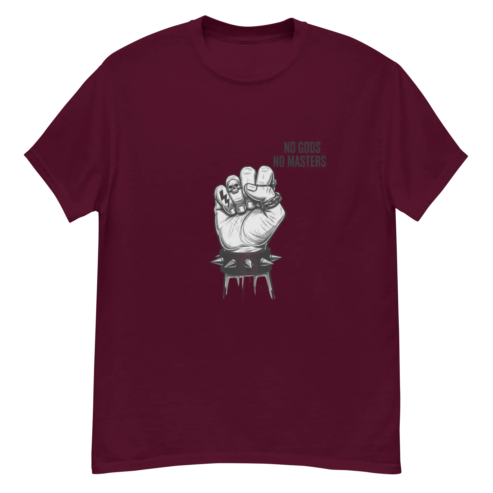 NO GODS NO MASTERS unisex t-shirt - Printoo Shop - - metalmusic, Music t-shirt, t-shirt, unisex, Unisex Classic Tee | Gildan 5000