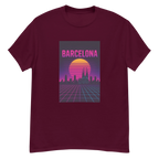 BARCELONA RETRO SYNTHWAVE unisex t-shirt - Printoo Shop - - Retro & Synthwave T-Shirts, t-shirt, unisex, Unisex Classic Tee | Gildan 5000