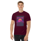 BARCELONA RETRO SYNTHWAVE unisex t-shirt - Printoo Shop - - Retro & Synthwave T-Shirts, t-shirt, unisex, Unisex Classic Tee | Gildan 5000