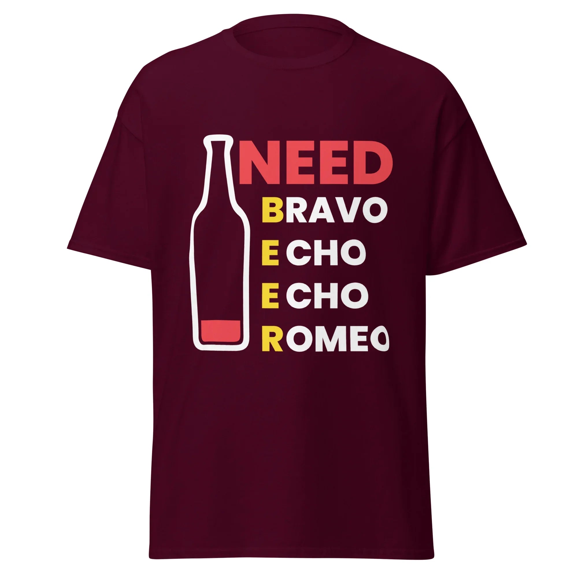NEED BRAVO unisex t-shirt - Printoo Shop - - Alcohol, beer, t-shirt, unisex, Unisex Classic Tee | Gildan 5000