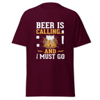 BEER IS CALLING FUNNY unisex t-shirt - - - Printoo Shop