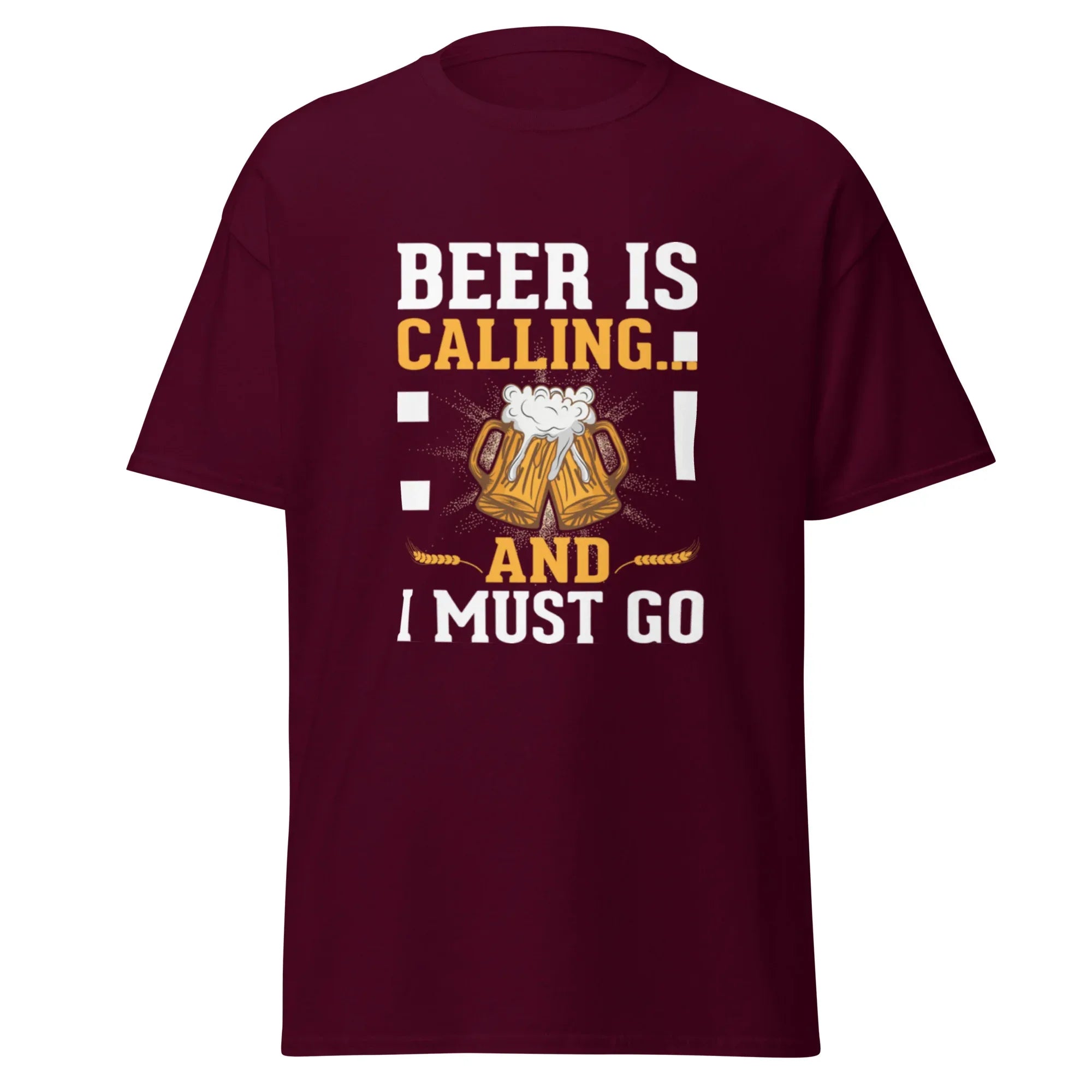 BEER IS CALLING FUNNY unisex t-shirt - - - Printoo Shop
