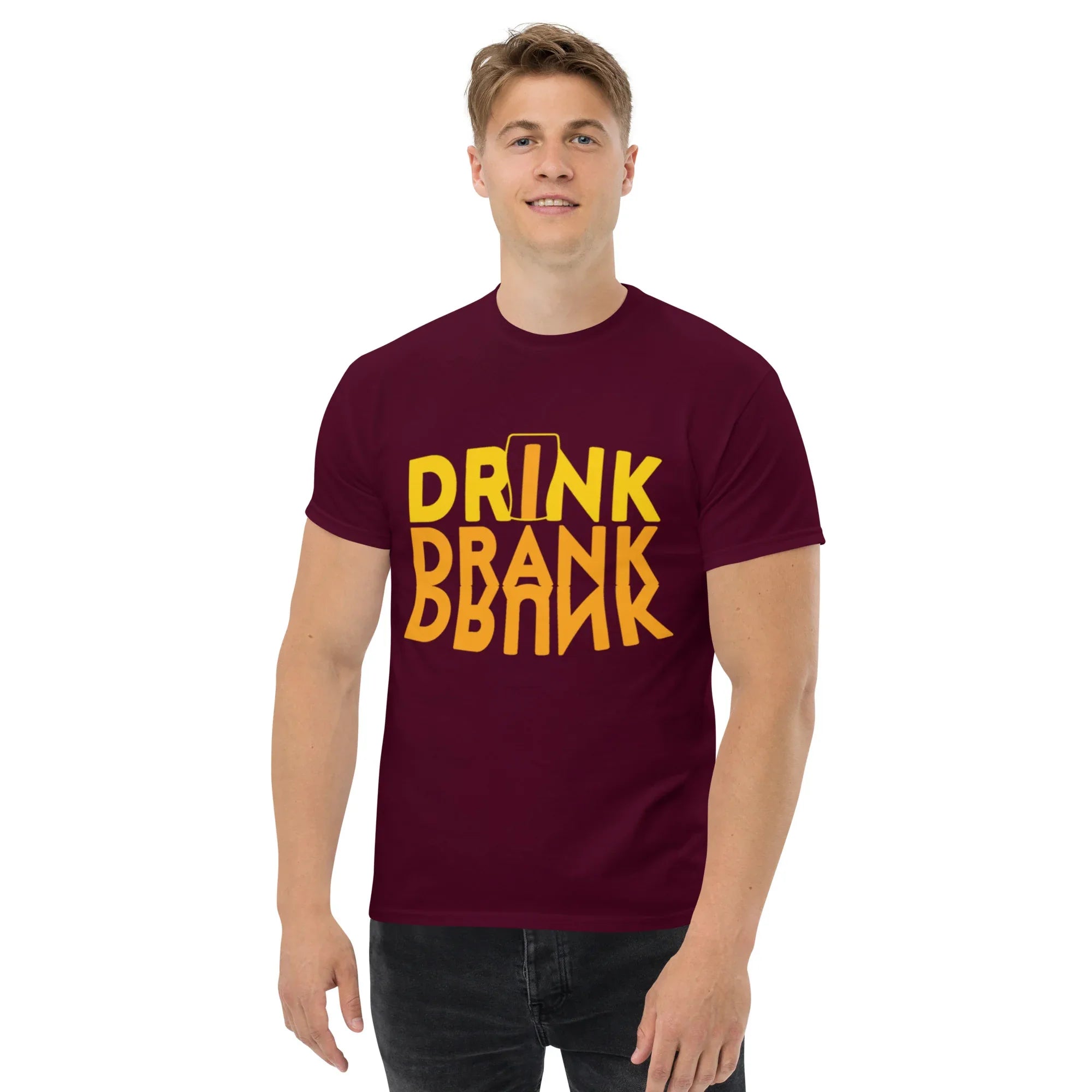 DRINK DRANK DRUNK unisex t-shirt - Printoo Shop - - Alcohol, beer, t-shirt, unisex, Unisex Classic Tee | Gildan 5000