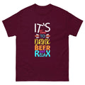 BEER TIME RELAX unisex t-shirt - - - Printoo Shop