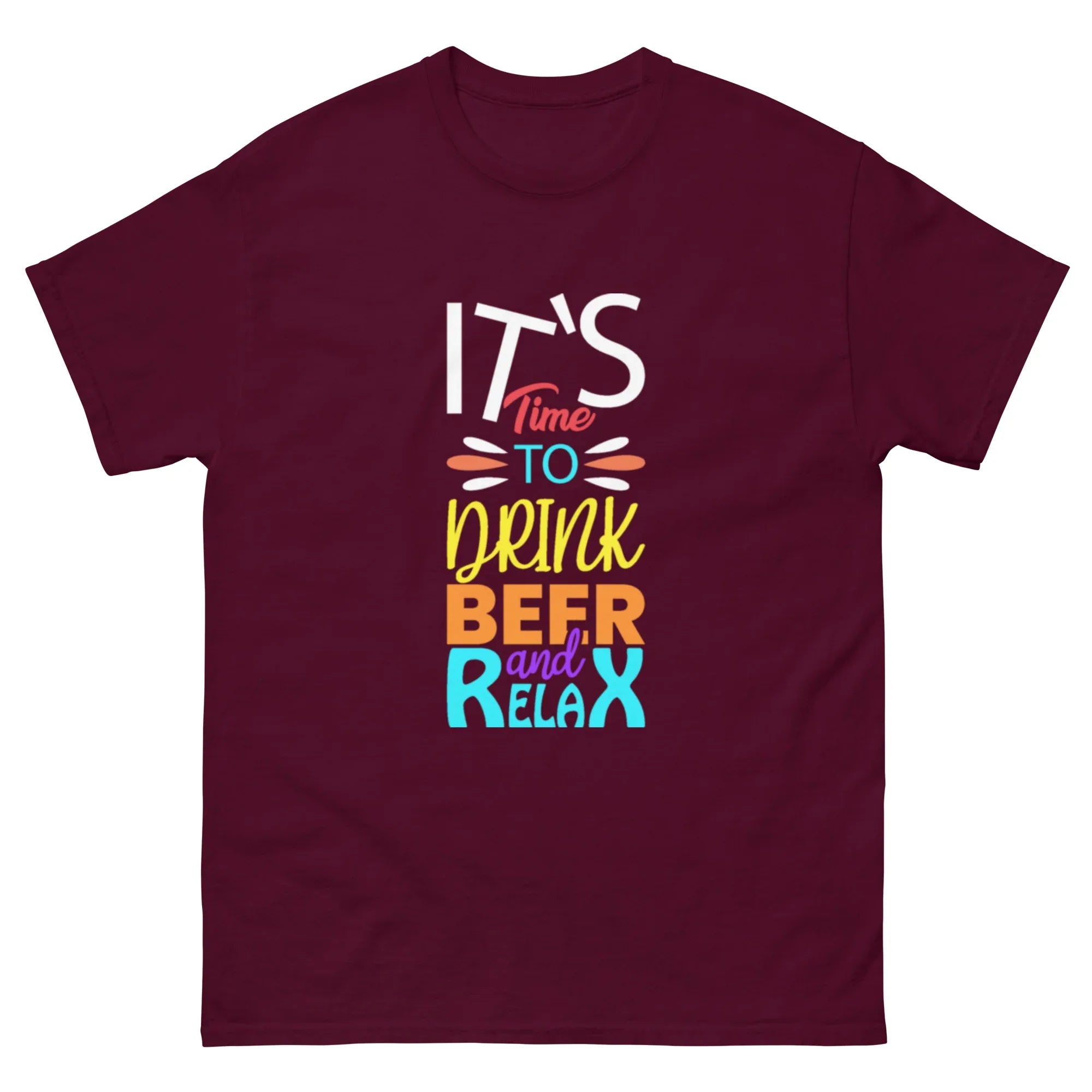 BEER TIME RELAX unisex t-shirt - Printoo Shop - - Alcohol, beer, t-shirt, unisex, Unisex Classic Tee | Gildan 5000