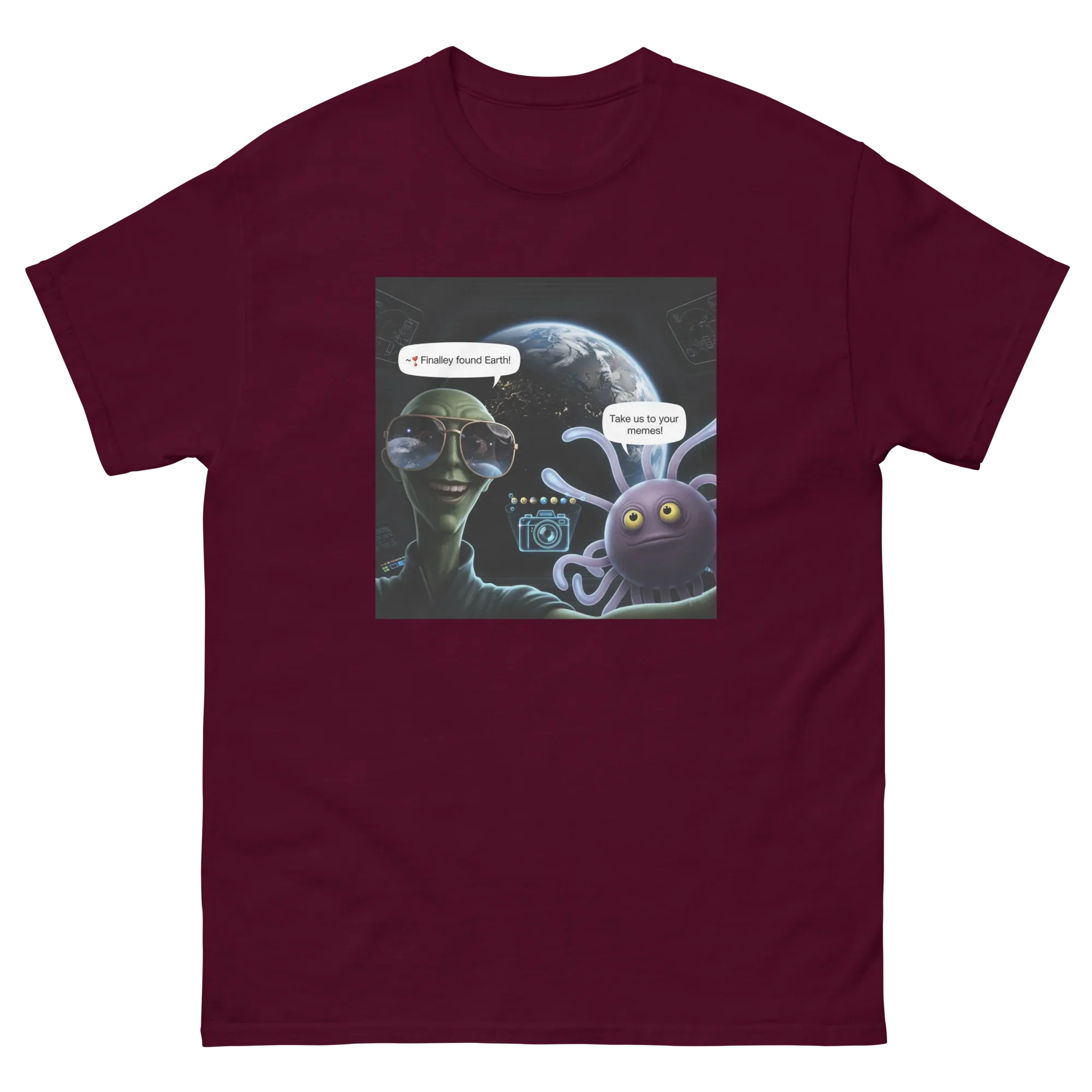 FINALLY FOUND EARTH unisex t-shirt - Printoo Shop - - Astronomy, Fantasy, t-shirt, unisex, Unisex Classic Tee | Gildan 5000