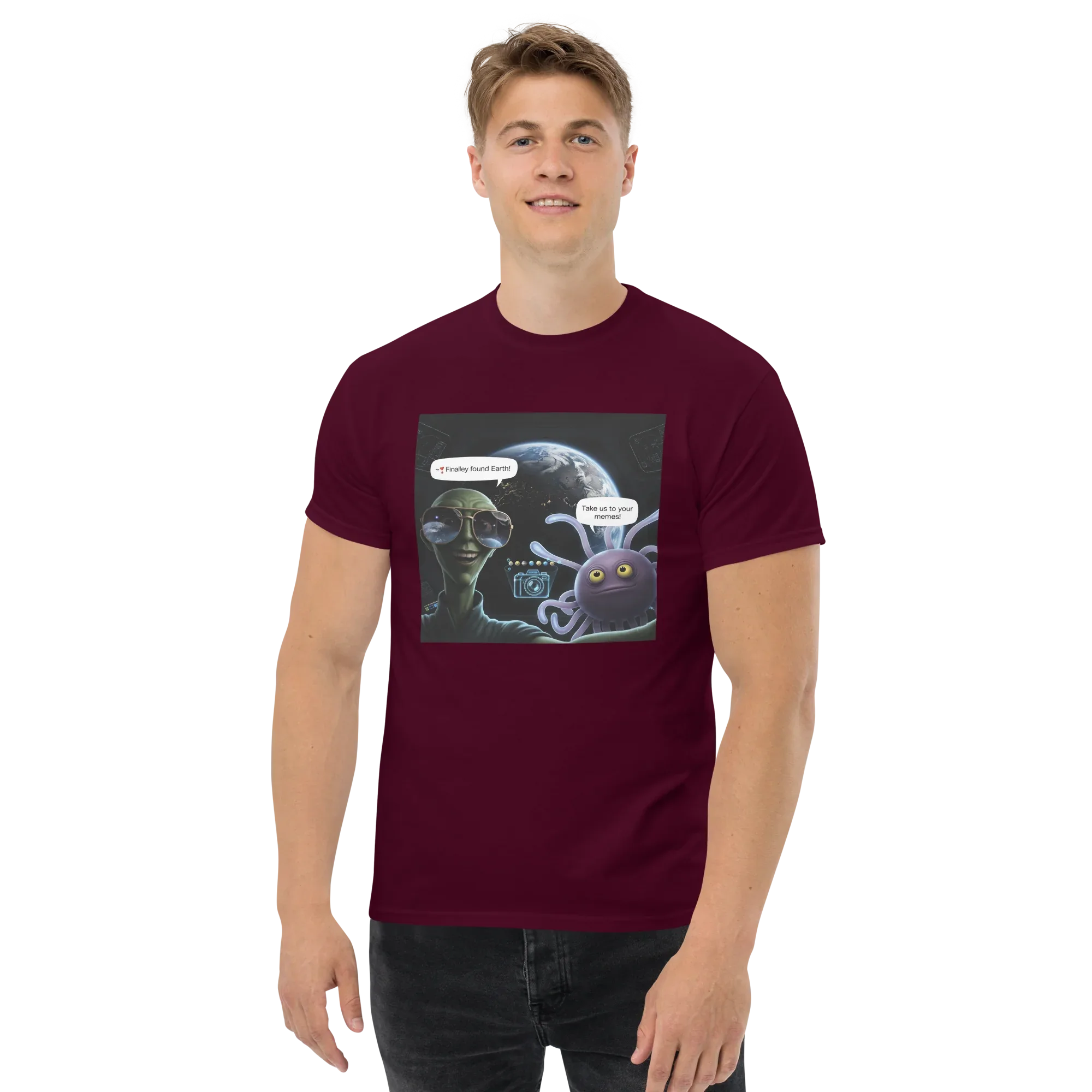 FINALLY FOUND EARTH unisex t-shirt - - - Printoo Shop