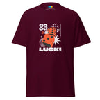 GOOD LUCK DICE men’s t-shirt - Maroon / S - Printoo Shop - 3907096_12634