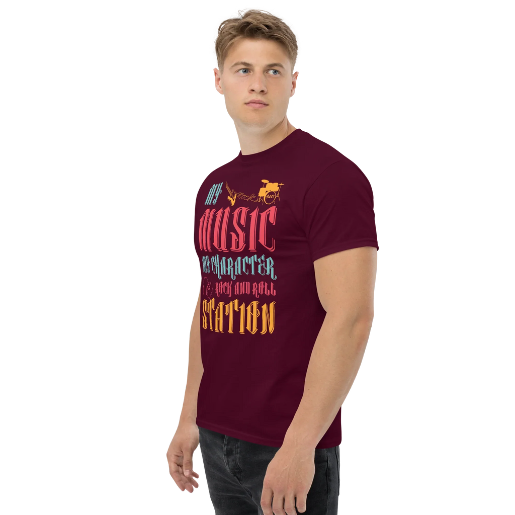 MY MUSIC MY CHARACTER unisex t-shirt - - Music t-shirts - Printoo Shop