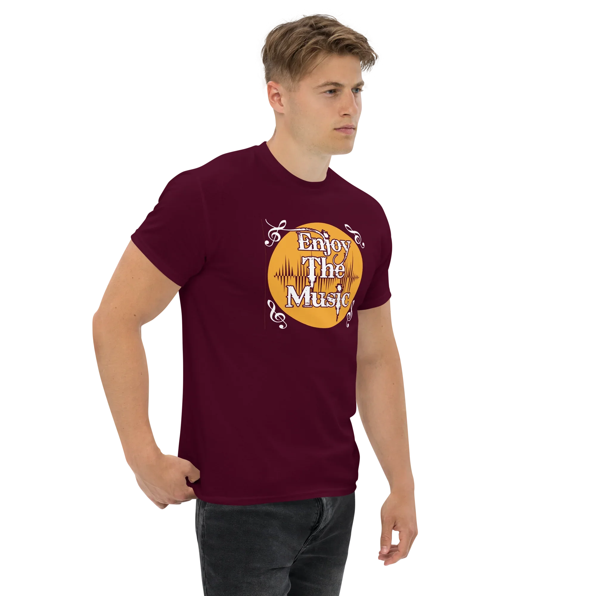 ENJOY THE MUSIC unisex t-shirt - - Music t-shirts - Printoo Shop