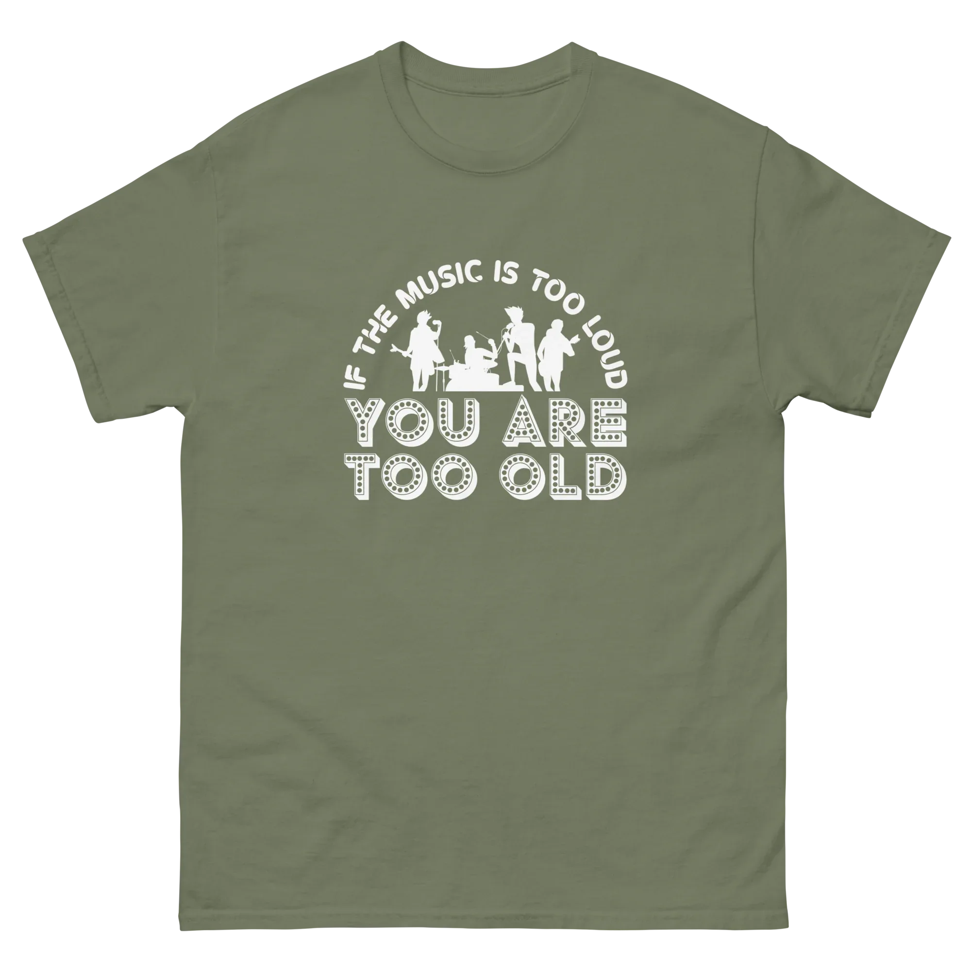 TOO LOUD MUSIC unisex t-shirt - Printoo Shop - - 053.png, metalmusic, Music t-shirt, t-shirt, unisex, Unisex Classic Tee | Gildan 5000